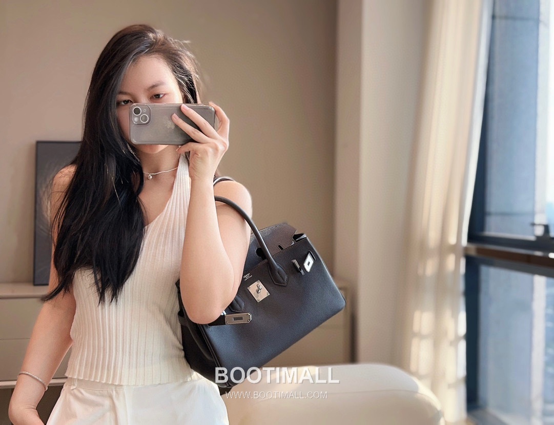 Hermes Garden Party 36 Ebene Mokka Negonda Leather Tote Bag 에르메스 가든파티 36 우드 모카 네공다 레더 토트백 36cm 7