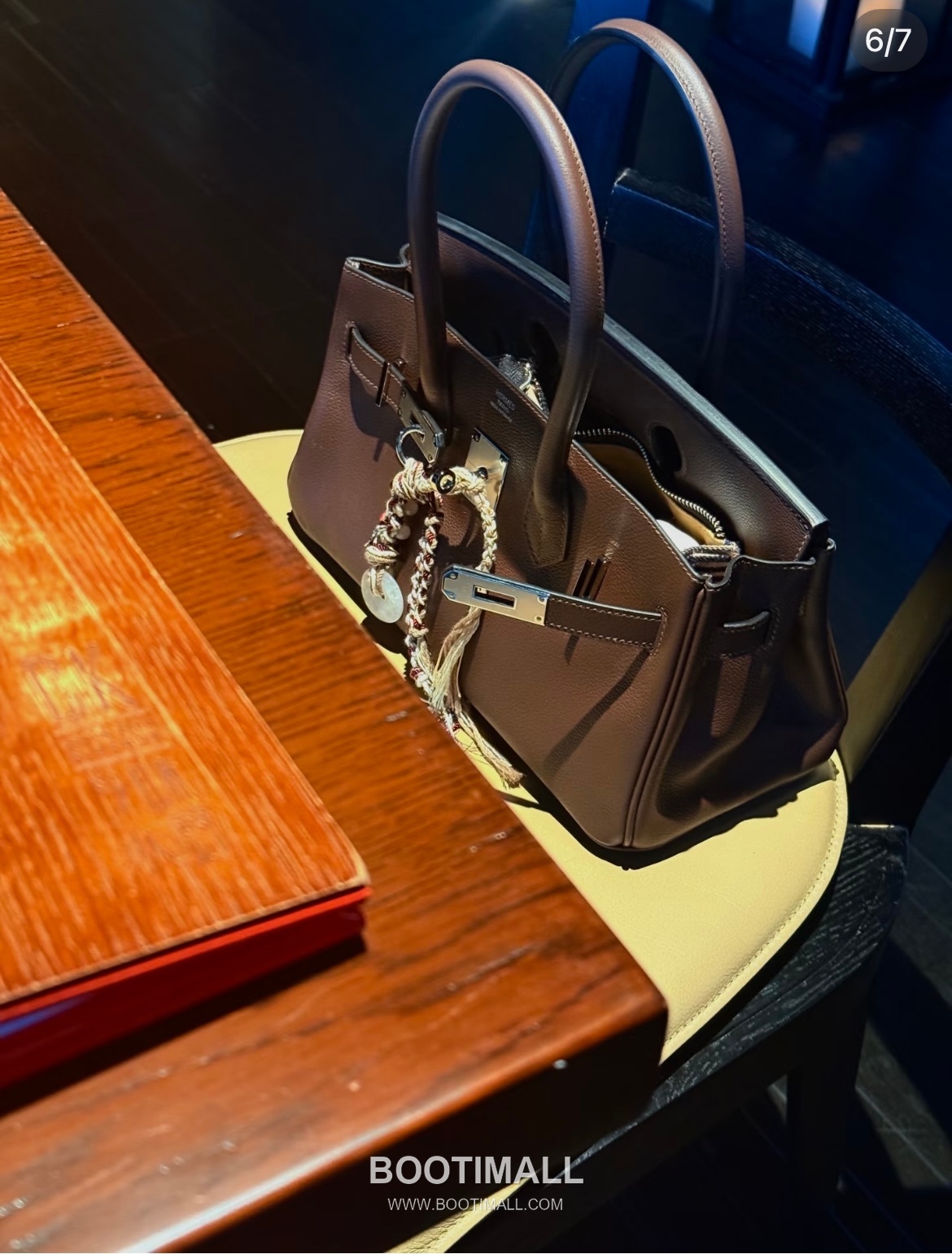 Hermes Garden Party 36 Ebene Mokka Negonda Leather Tote Bag 에르메스 가든파티 36 우드 모카 네공다 레더 토트백 36cm 10