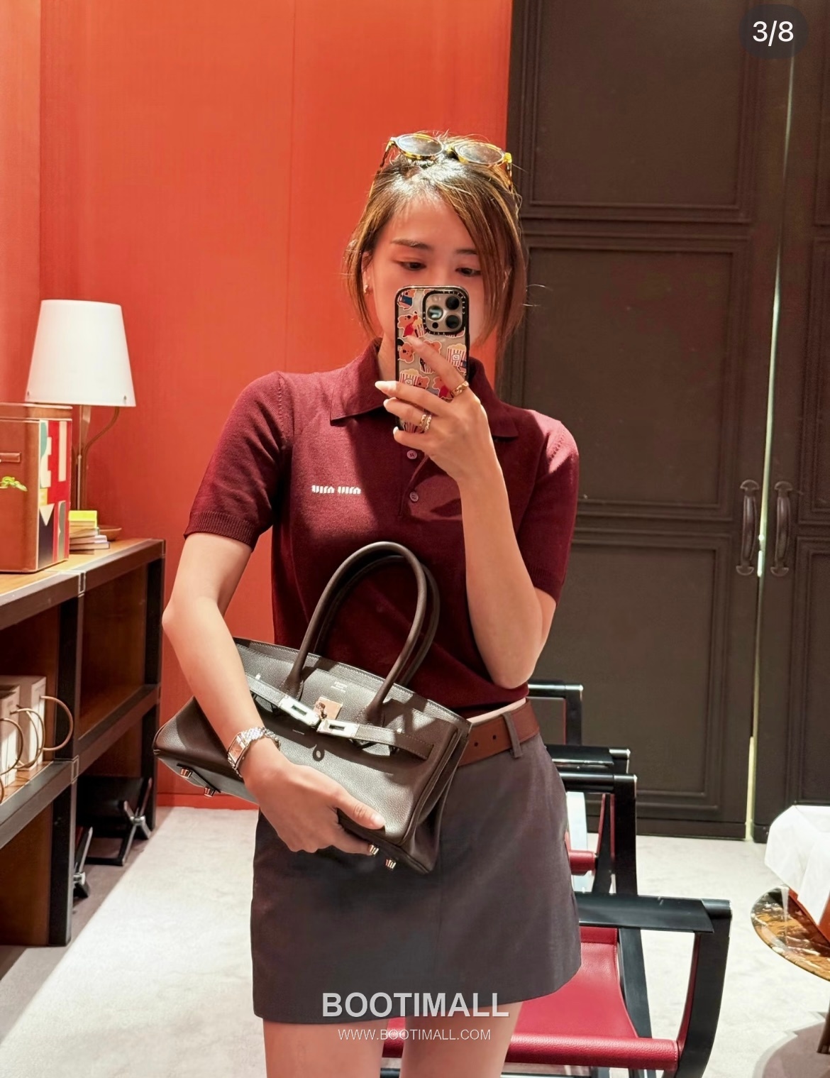 Hermes Garden Party 36 Ebene Mokka Negonda Leather Tote Bag 에르메스 가든파티 36 우드 모카 네공다 레더 토트백 36cm 16