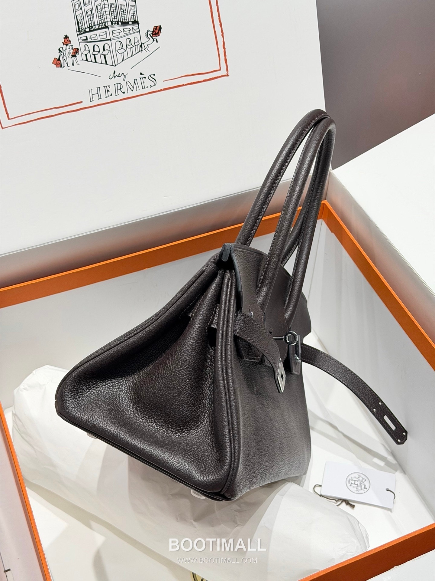 Hermes Garden Party 36 Ebene Mokka Negonda Leather Tote Bag 에르메스 가든파티 36 우드 모카 네공다 레더 토트백 36cm 20