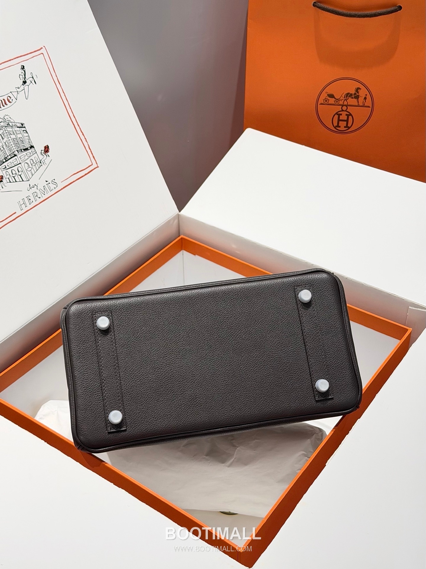 Hermes Garden Party 36 Ebene Mokka Negonda Leather Tote Bag 에르메스 가든파티 36 우드 모카 네공다 레더 토트백 36cm 21