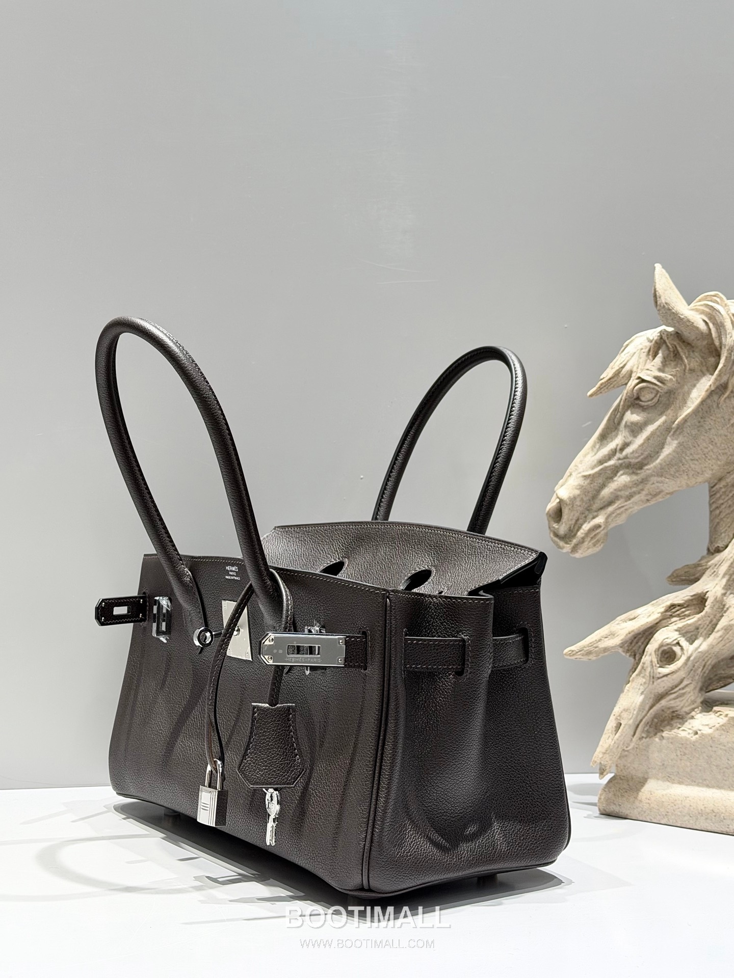 Hermes Garden Party 36 Ebene Mokka Negonda Leather Tote Bag 에르메스 가든파티 36 우드 모카 네공다 레더 토트백 36cm 27