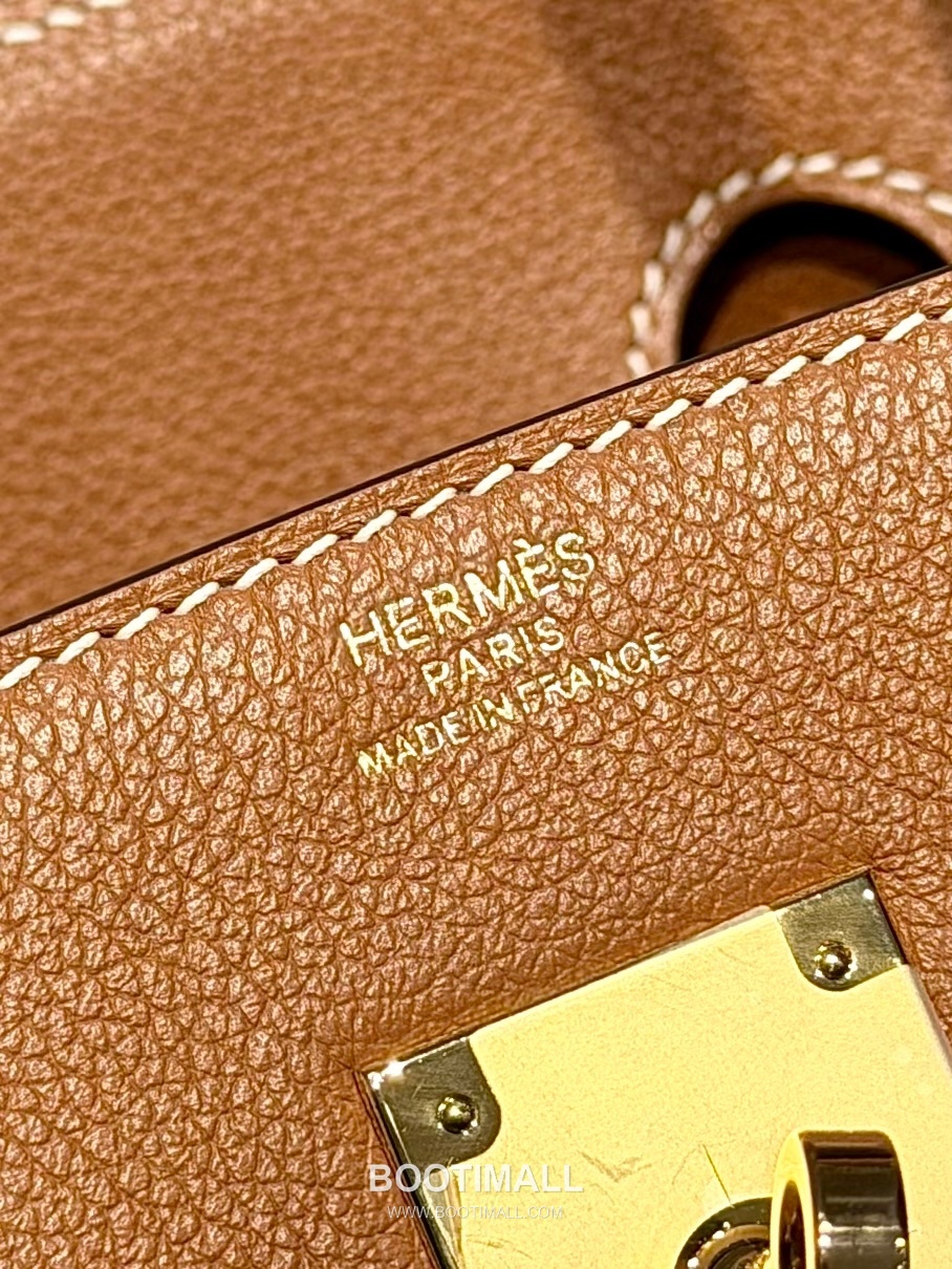 Hermes Shoulder Birkin 29 Gold Evergrain Leather Shoulder Bag 에르메스 숄더 버킨 29 골드 에버그레인 레더 숄더백 29cm 17