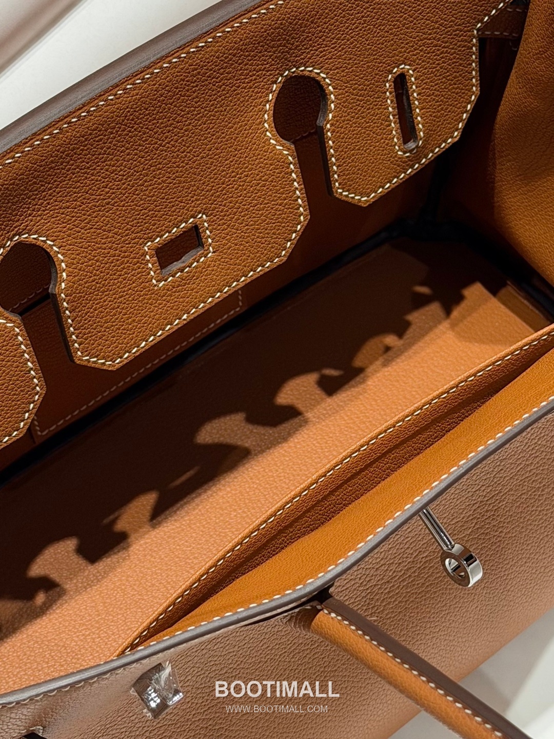 Hermes Shoulder Birkin 29 Gold Evercolor Leather Shoulder Bag 에르메스 숄더 버킨 29 골드 에버컬러 레더 숄더백 29cm 10