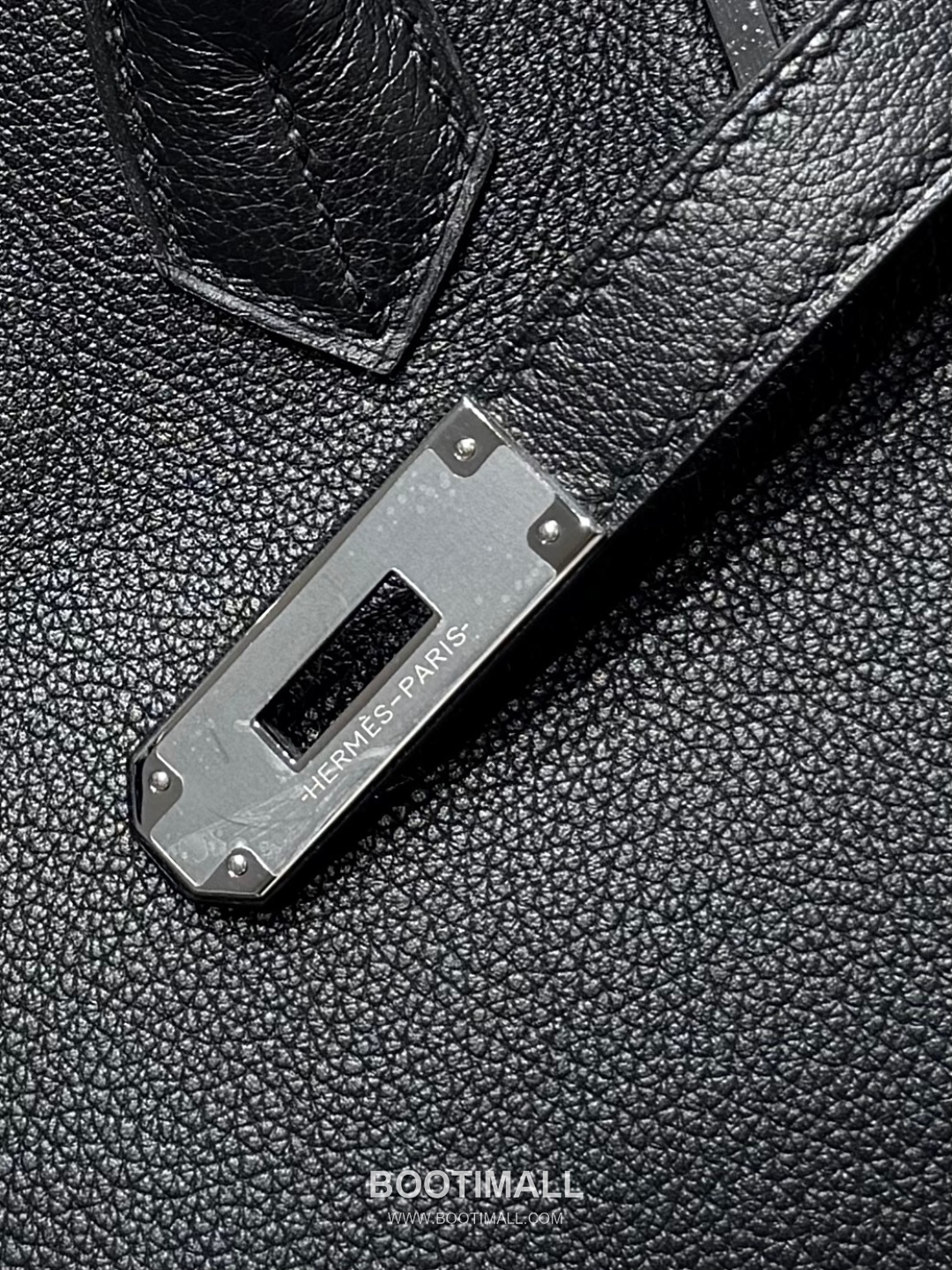 Hermes Birkin 25 Black Swift Leather Shoulder Bag 에르메스 버킨 25 블랙 스위프트 레더 숄더백 25cm 3