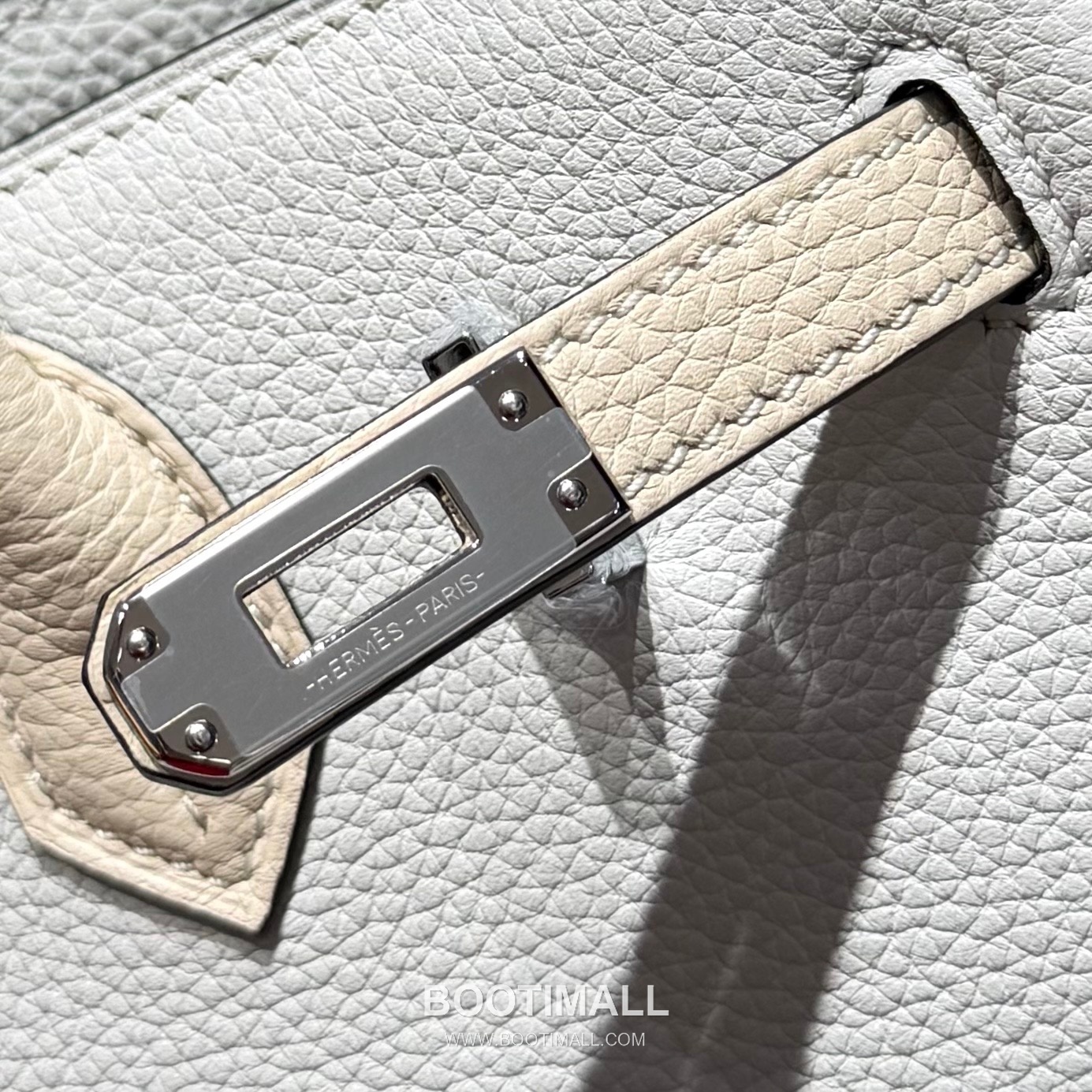 Hermes Birkin 25 Gris Platine Craie Togo Leather Tote Bag 에르메스 버킨 25 16105017 그리 플라틴 크레 토고 레더 토트백 25cm 9