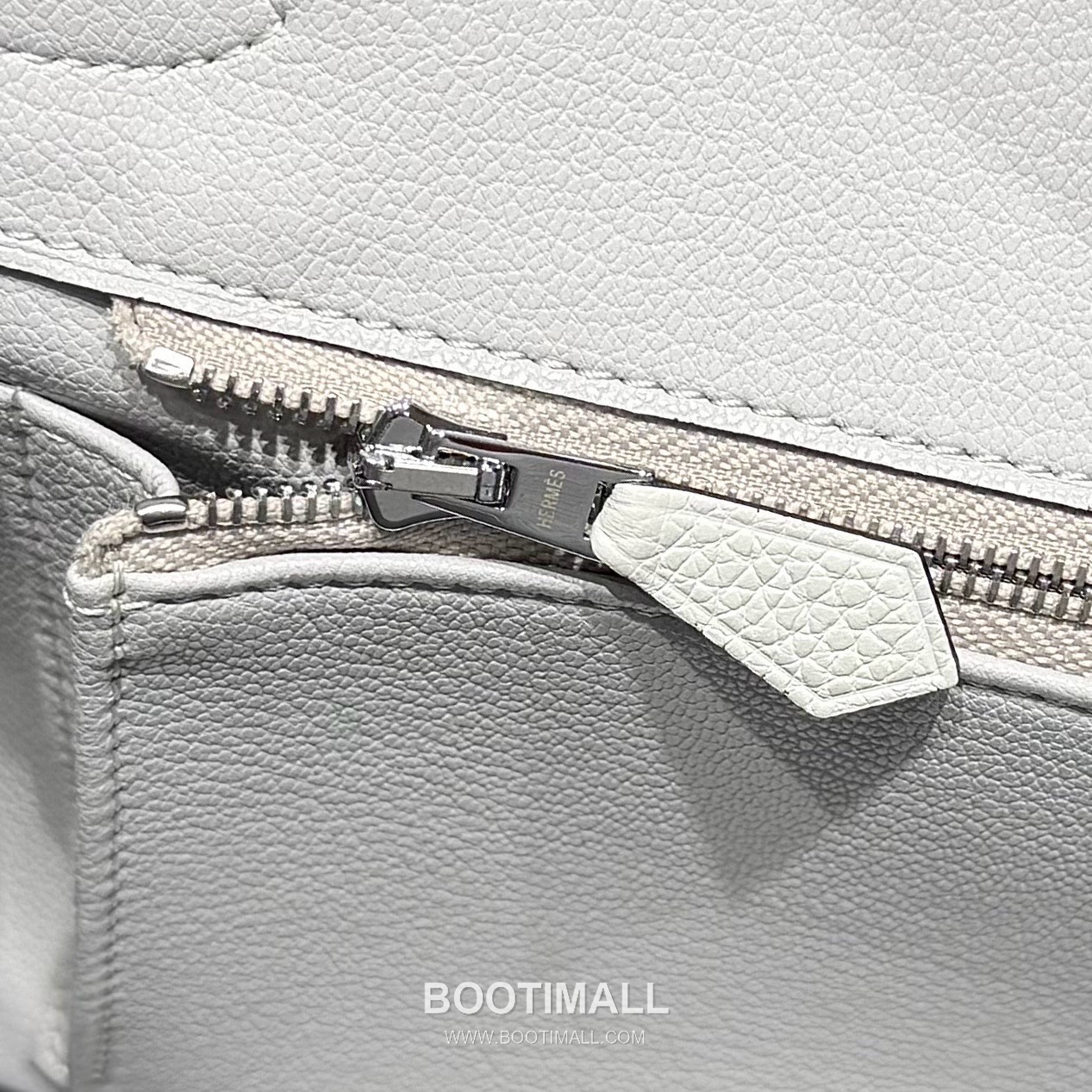 Hermes Birkin 30 Gris Platine Craie Togo Leather Handbag 에르메스 버킨 30 13110014 그리 플라티네 크레 토고 레더 핸드백 30cm 12