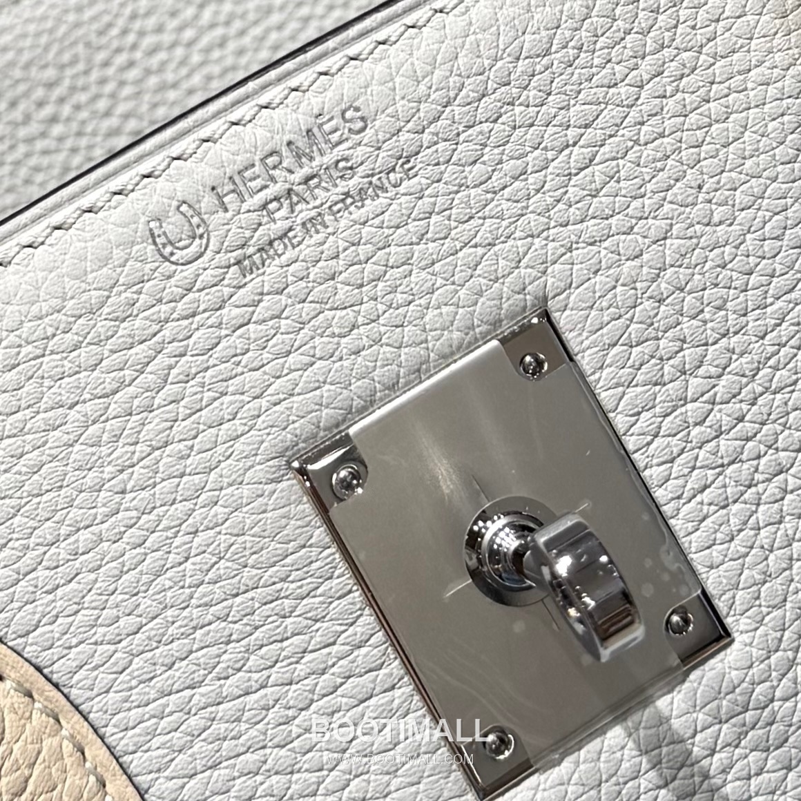 Hermes Birkin 35 Gris Platine Craie Togo Leather Handbag 에르메스 버킨 35 그리 플라틴 크레 토고 레더 핸드백 35cm 8