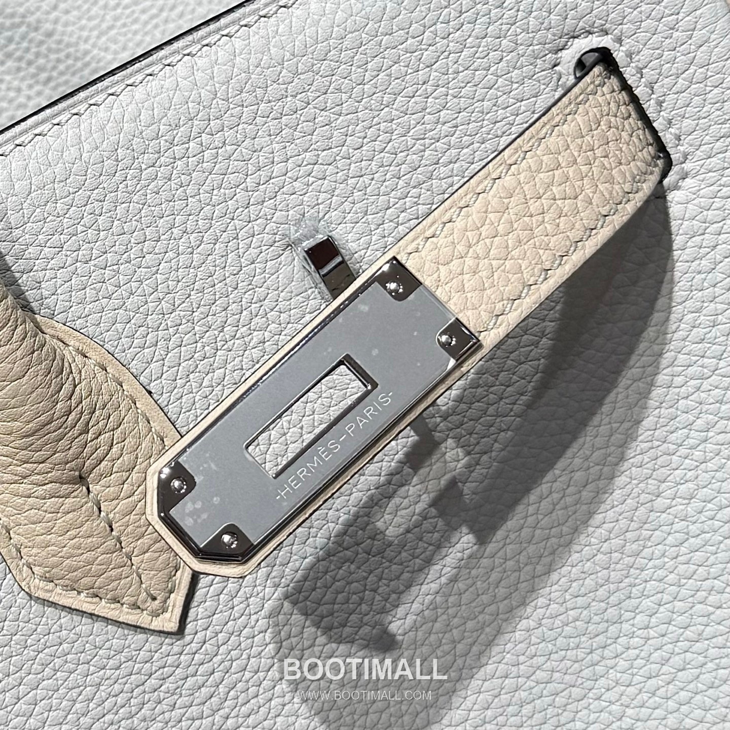 Hermes Birkin 35 Gris Platine Craie Togo Leather Handbag 에르메스 버킨 35 그리 플라틴 크레 토고 레더 핸드백 35cm 9