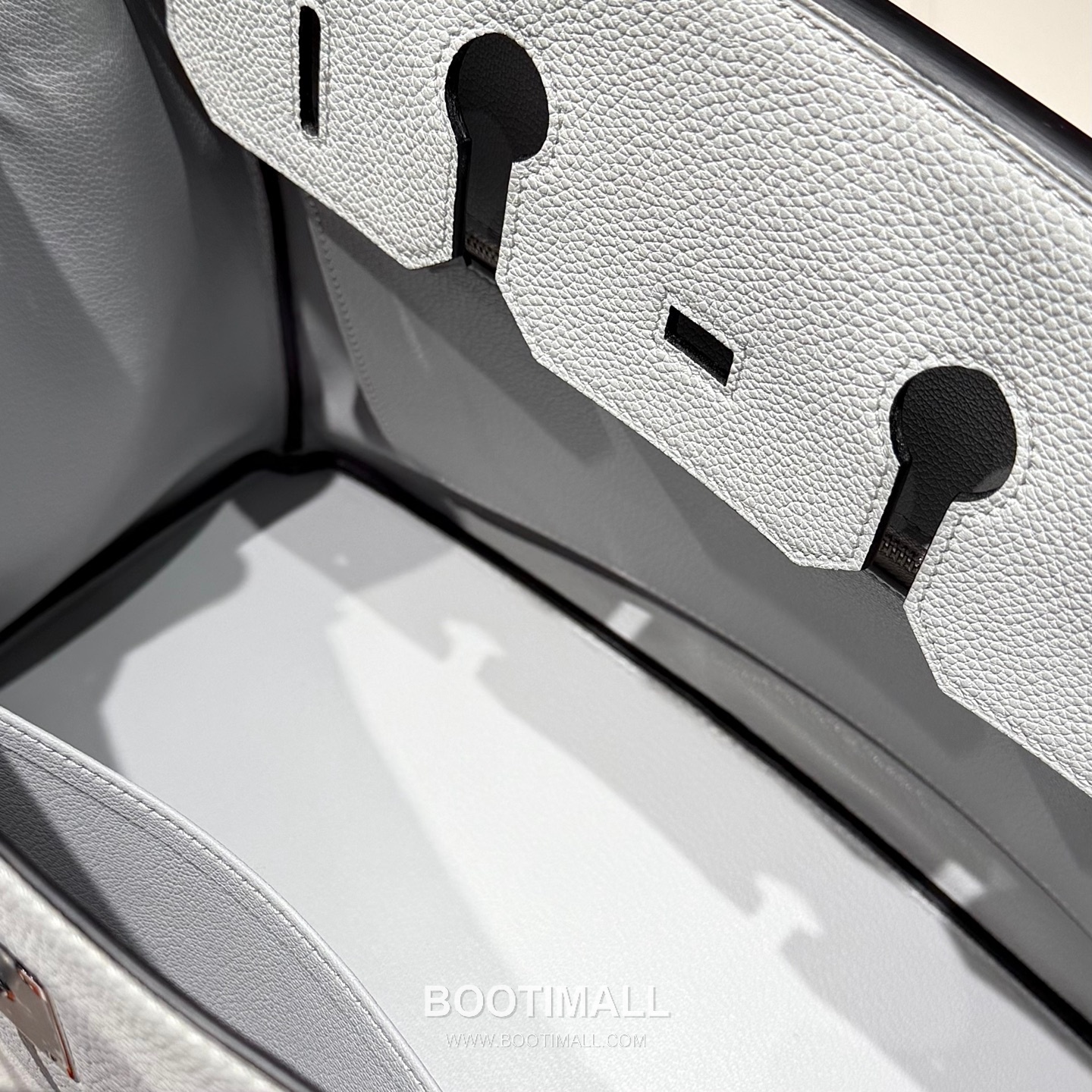 Hermes Birkin 35 Gris Platine Craie Togo Leather Handbag 에르메스 버킨 35 그리 플라틴 크레 토고 레더 핸드백 35cm 13