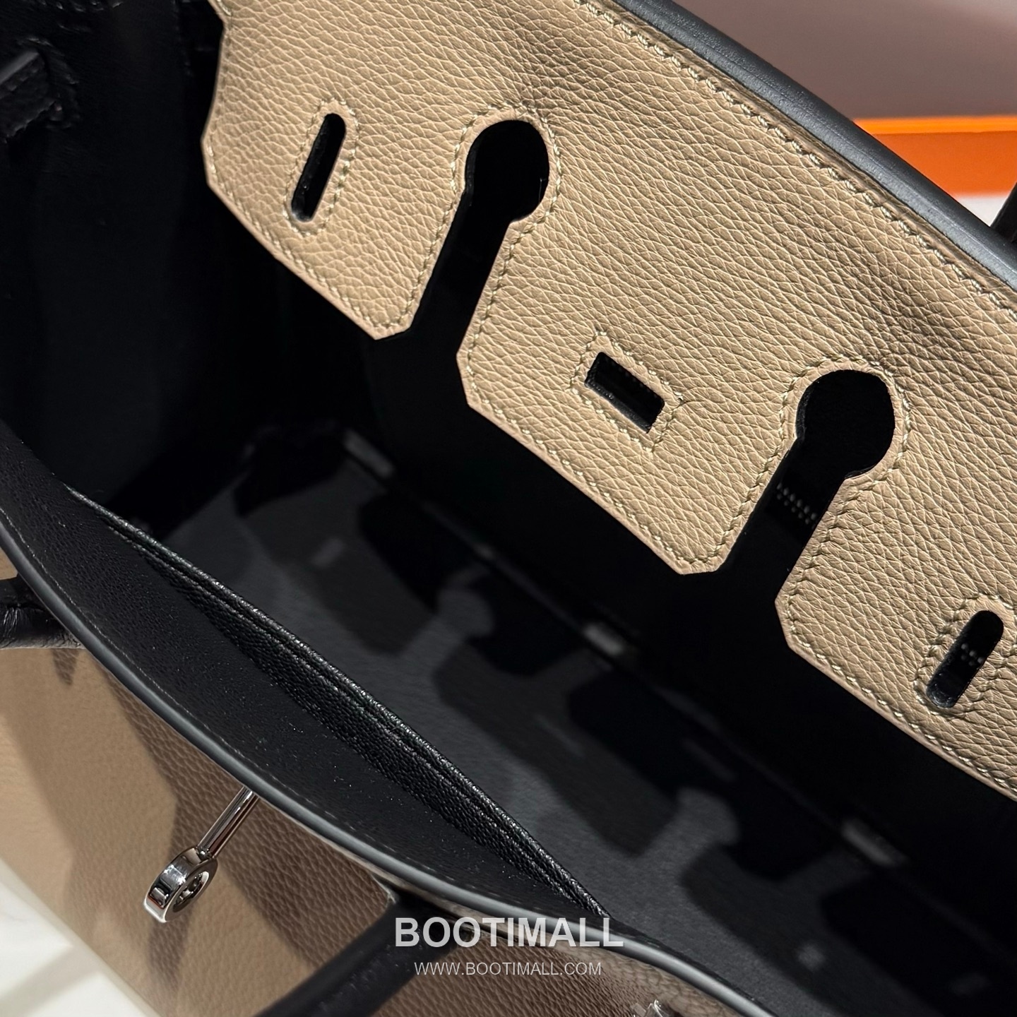 Hermes Birkin 25 Dove Gray Black Togo Leather Handbag 에르메스 버킨 25 161050017 도브 그레이 블랙 토고 레더 핸드백 25cm 13