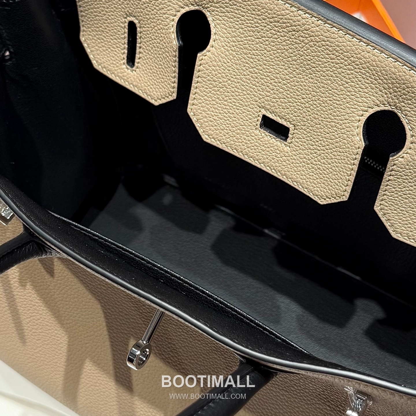 Hermes Birkin 30 Dove Gray Black Togo Leather Handbag 에르메스 버킨 30 11120013 도브 그레이 블랙 토고 레더 핸드백 30cm 13