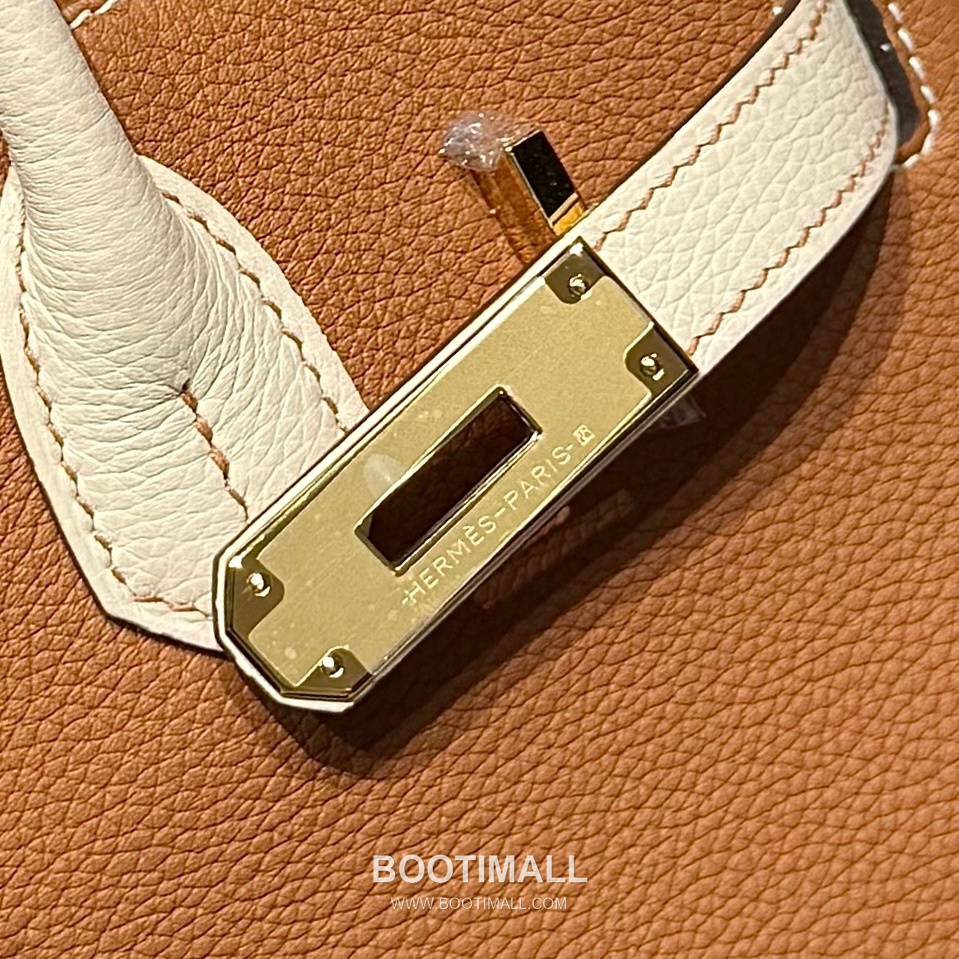 Hermes Birkin 30 Gold Craie Togo Leather Tote Bag 에르메스 버킨 30 골드 크레 토고 레더 토트백 30cm 12