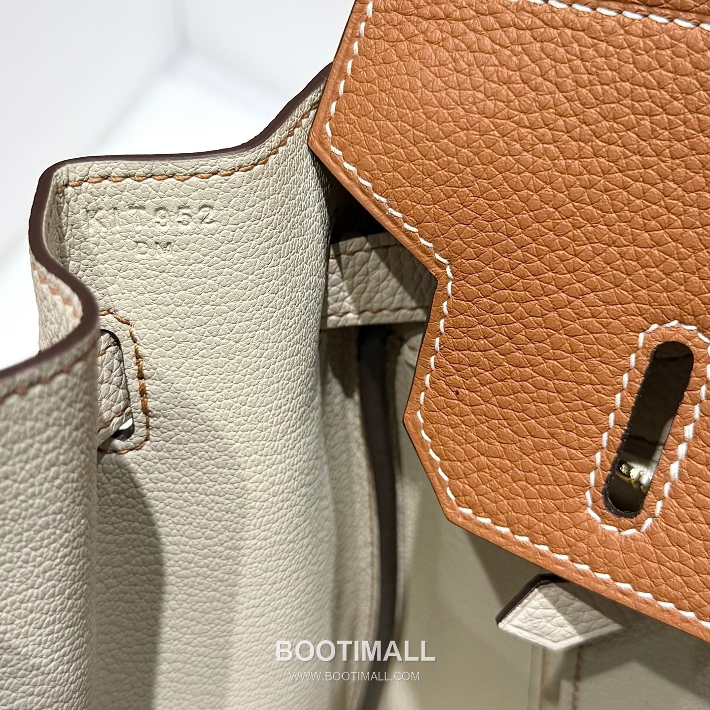 Hermes Birkin 30 Gold Craie Togo Leather Tote Bag 에르메스 버킨 30 골드 크레 토고 레더 토트백 30cm 13