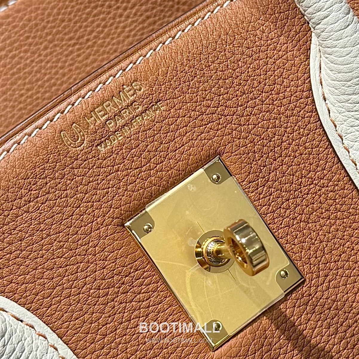 Hermes Birkin 35 Gold Craie Togo Leather Handbag 에르메스 버킨 35 11120013 골드 크레이 토고 레더 핸드백 35cm 9