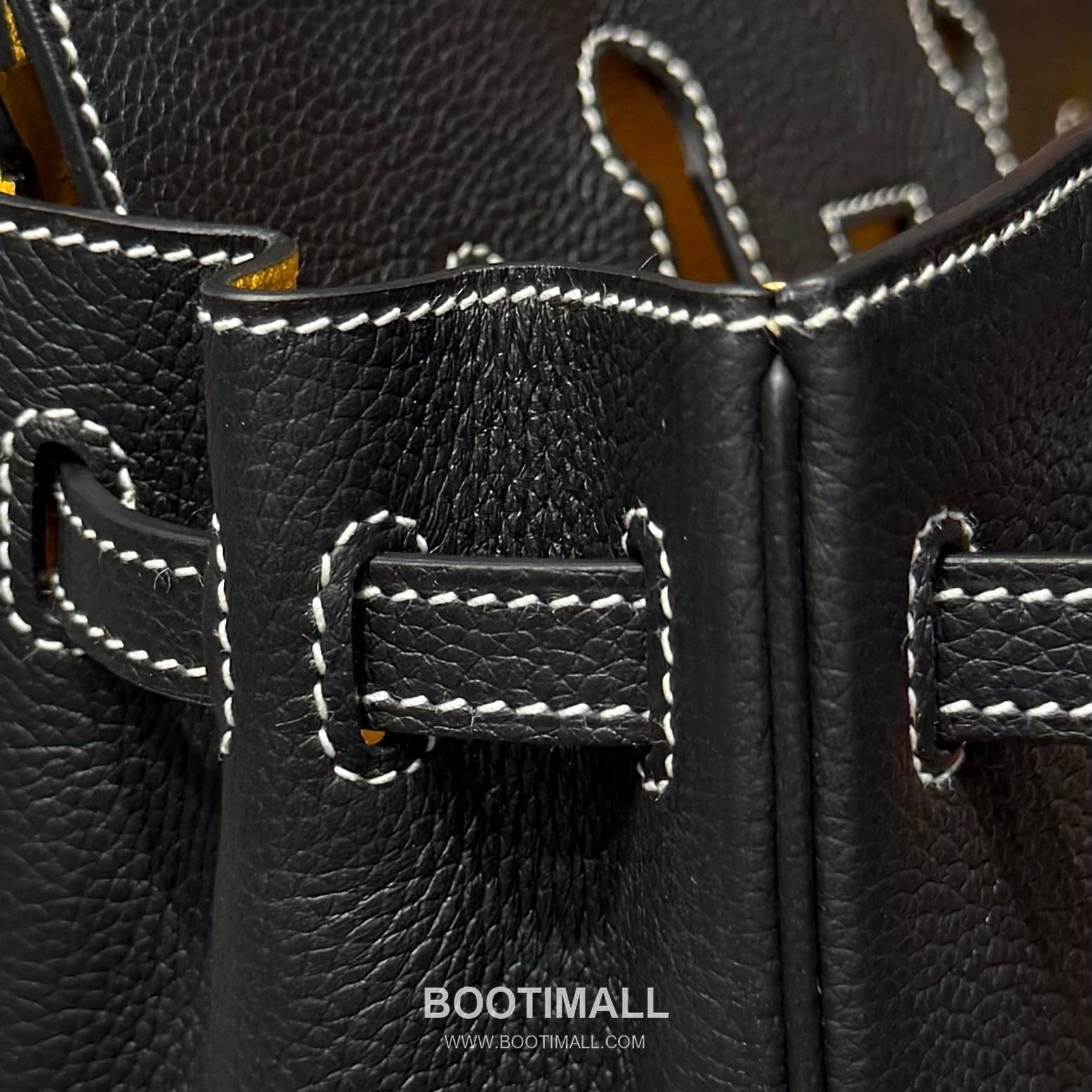 Hermes Birkin 25 Black Amber Yellow Togo Leather Handbag 에르메스 버킨 25 블랙 앰버 옐로우 토고 레더 핸드백 25cm 14