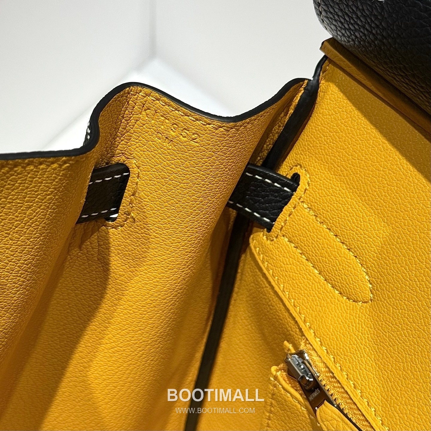 Hermes Birkin 30 Black Amber Yellow Togo Leather Handbag 에르메스 버킨 30 1311001 블랙 앰버 옐로우 토고 레더 핸드백 30cm 11