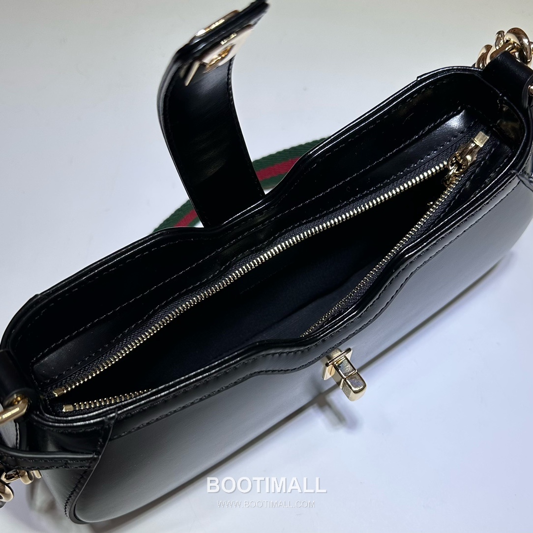 Gucci 786015 Black Leather Shoulder Bag 구찌 786015 블랙 레더 숄더백 24cm 18