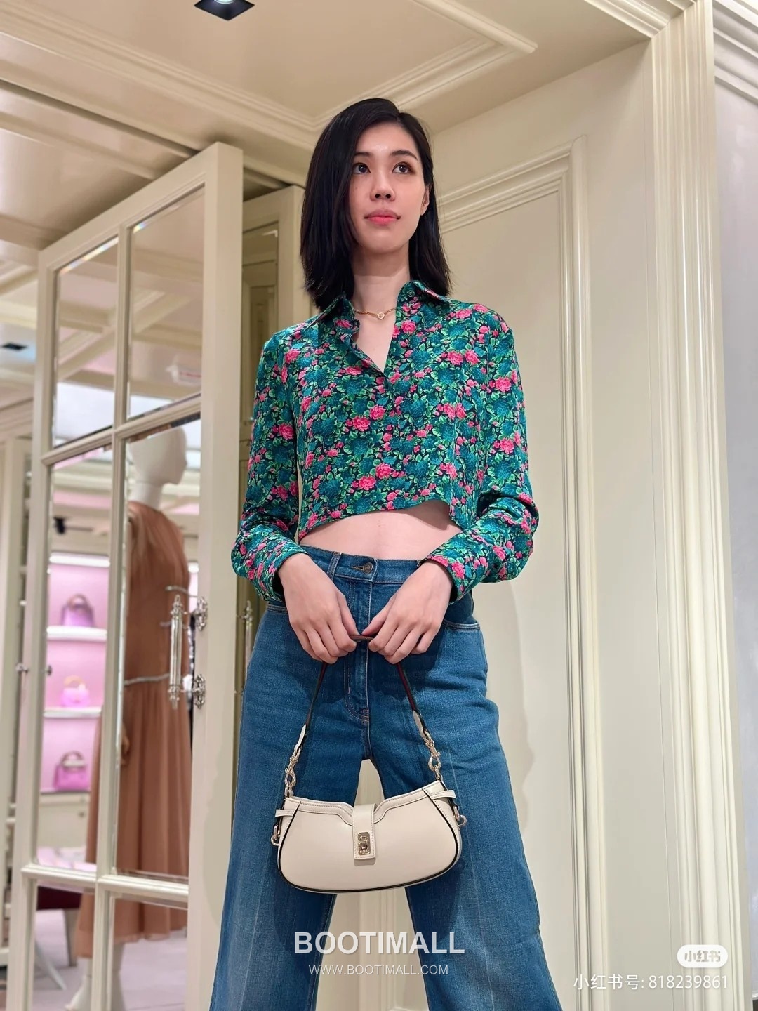 Gucci White Leather Underarm Shoulder Bag 구찌 786015 화이트 레더 언더암 숄더백 25cm 3