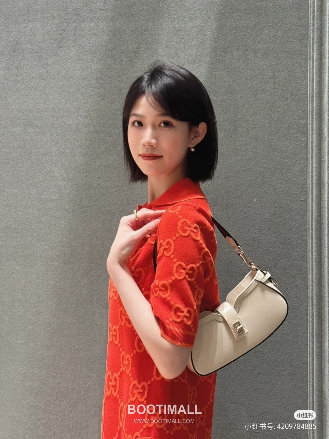 Gucci White Leather Underarm Shoulder Bag 구찌 786015 화이트 레더 언더암 숄더백 25cm 7