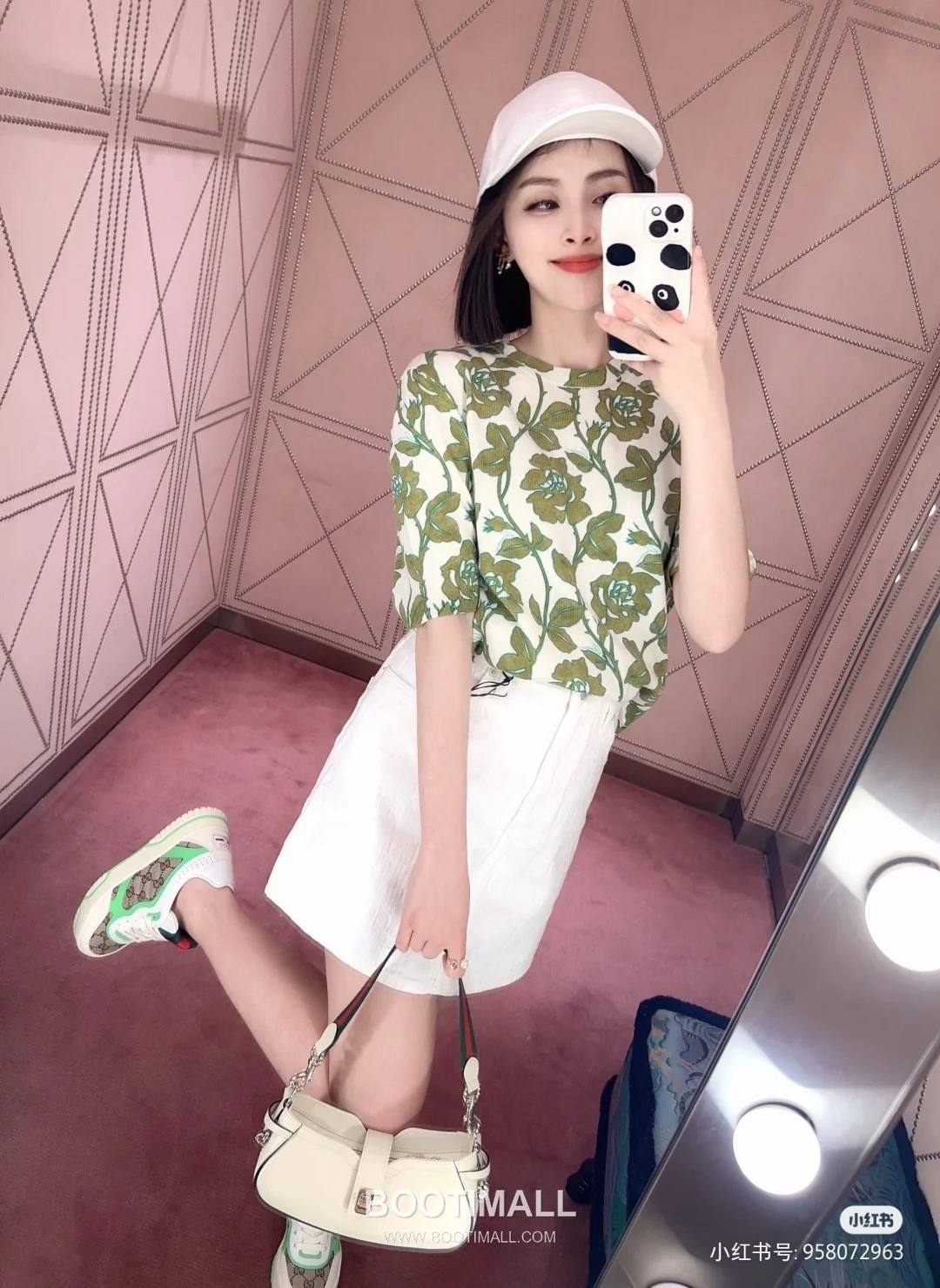 Gucci White Leather Underarm Shoulder Bag 구찌 786015 화이트 레더 언더암 숄더백 25cm 11