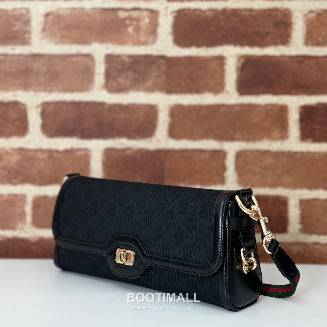 Gucci GG Supreme Canvas Leather Shoulder Bag 구찌 786027 GG 수프림 캔버스 레더 숄더백 26cm 7