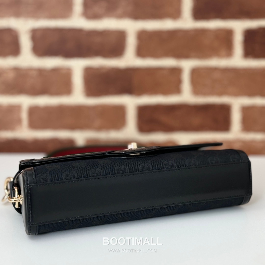 Gucci GG Supreme Canvas Leather Shoulder Bag 구찌 786027 GG 수프림 캔버스 레더 숄더백 26cm 9