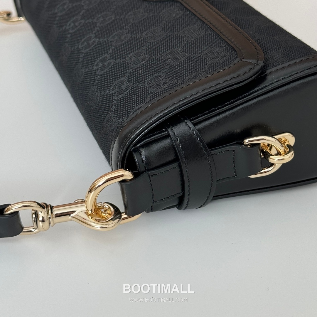 Gucci GG Supreme Canvas Leather Shoulder Bag 구찌 786027 GG 수프림 캔버스 레더 숄더백 26cm 12