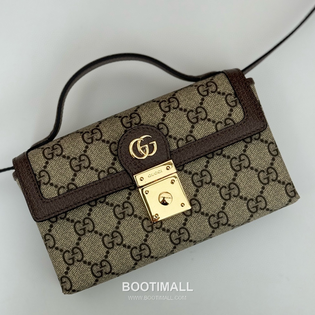 Gucci GG Marmont Box Bag 772314 GG Supreme Canvas Beige Brown Shoulder Bag 구찌 GG 마몽 박스백 772314 GG 수프림 캔버스 베이지 브라운 숄더백 18cm 11