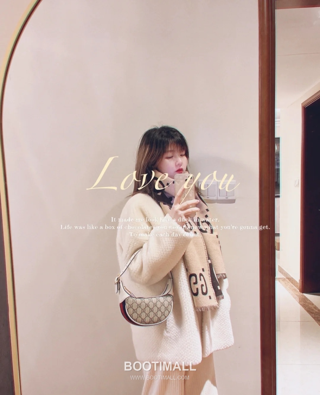 Gucci GG Canvas Leather Trim Half Moon Shoulder Bag 구찌 GG 캔버스 레더 트리밍 하프문 숄더백 658551 2