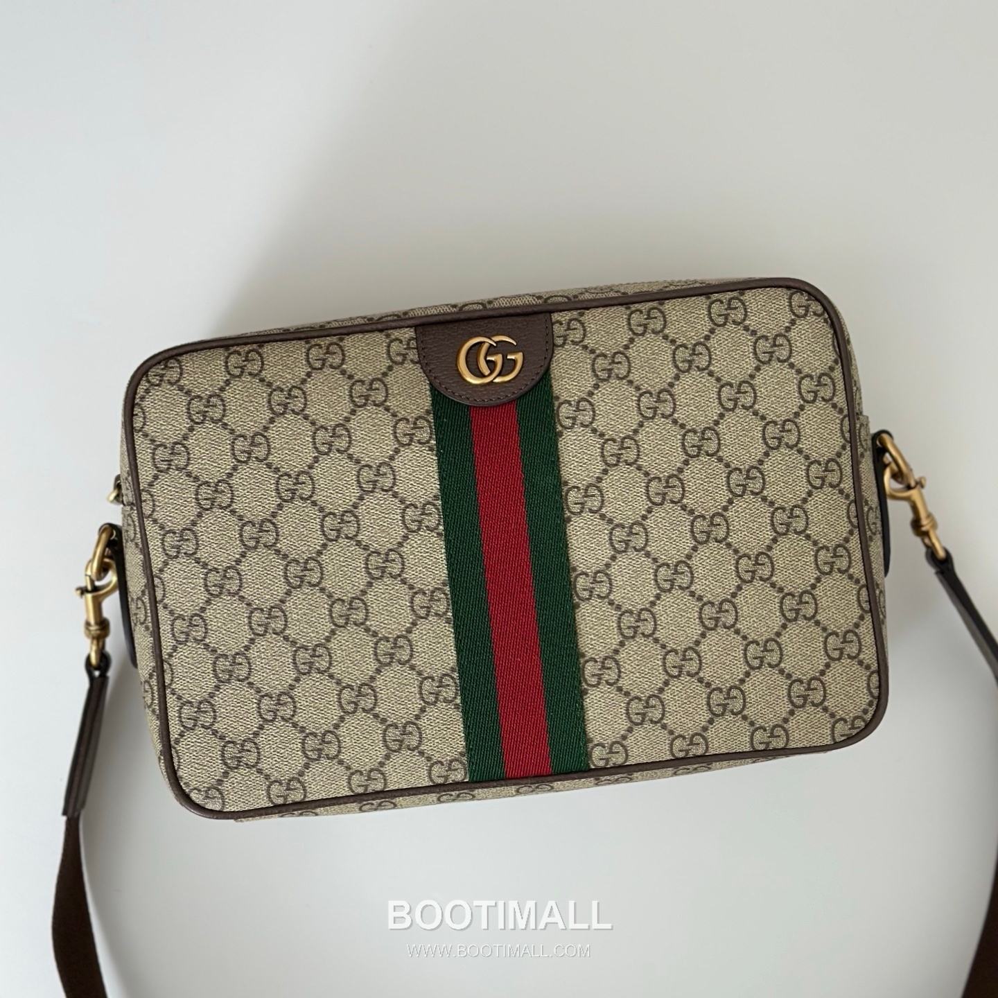 Gucci Ophidia GG Supreme Canvas Camera Bag Brown Crossbody Bag 구찌 오피디아 834468 GG 수프림 캔버스 카메라백 브라운 크로스백 24cm 7