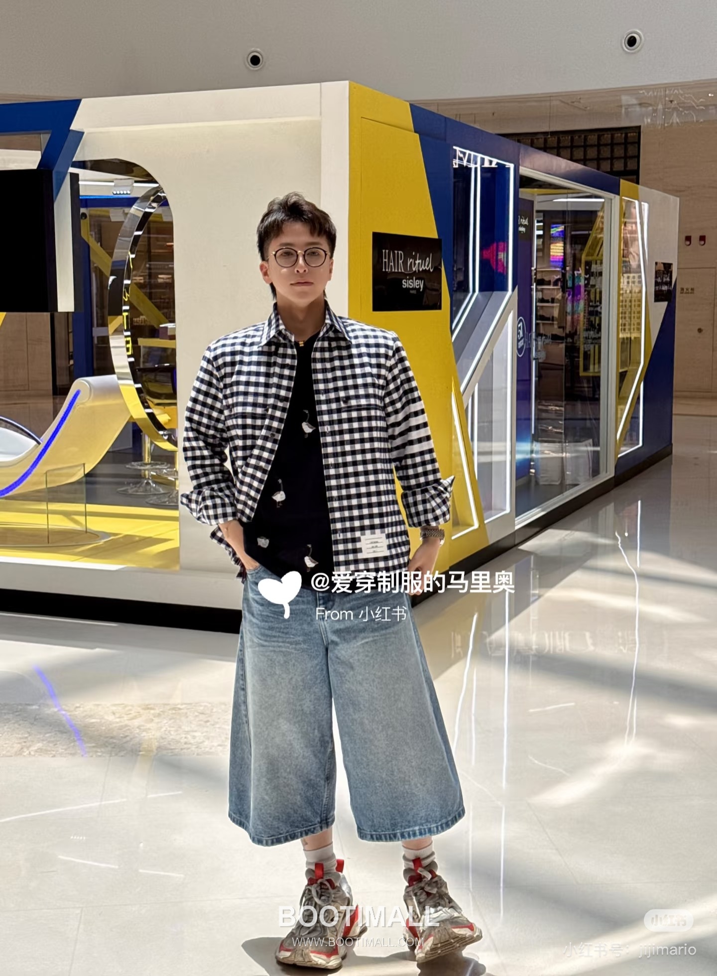 Gingham Check Shirt White Black 깅엄 체크 셔츠 화이트 블랙 셔츠 8