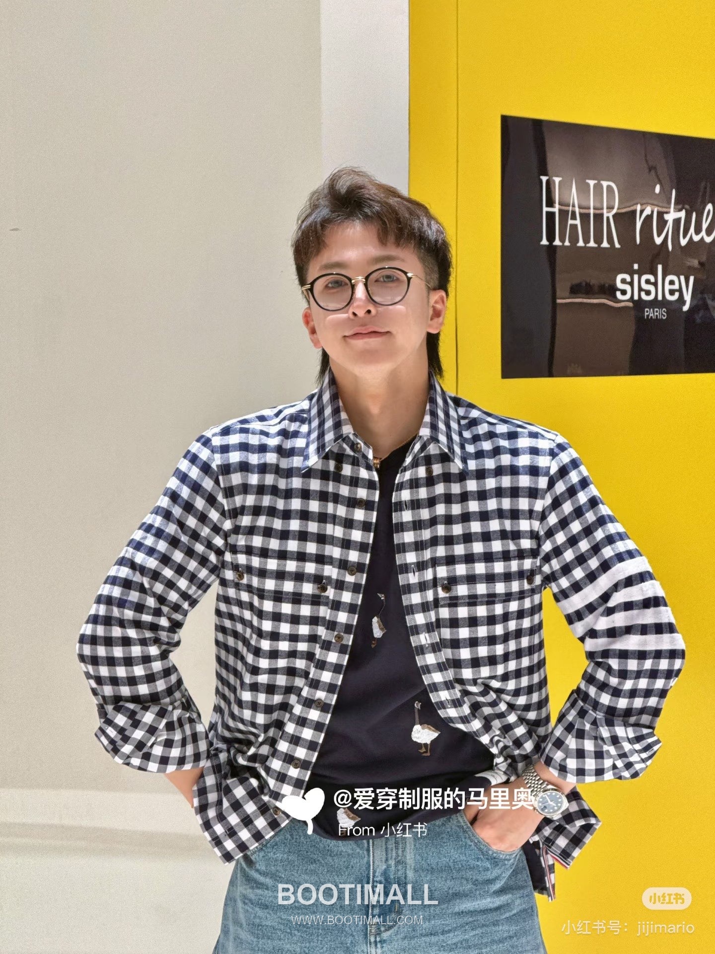 Gingham Check Shirt White Black 깅엄 체크 셔츠 화이트 블랙 셔츠 9