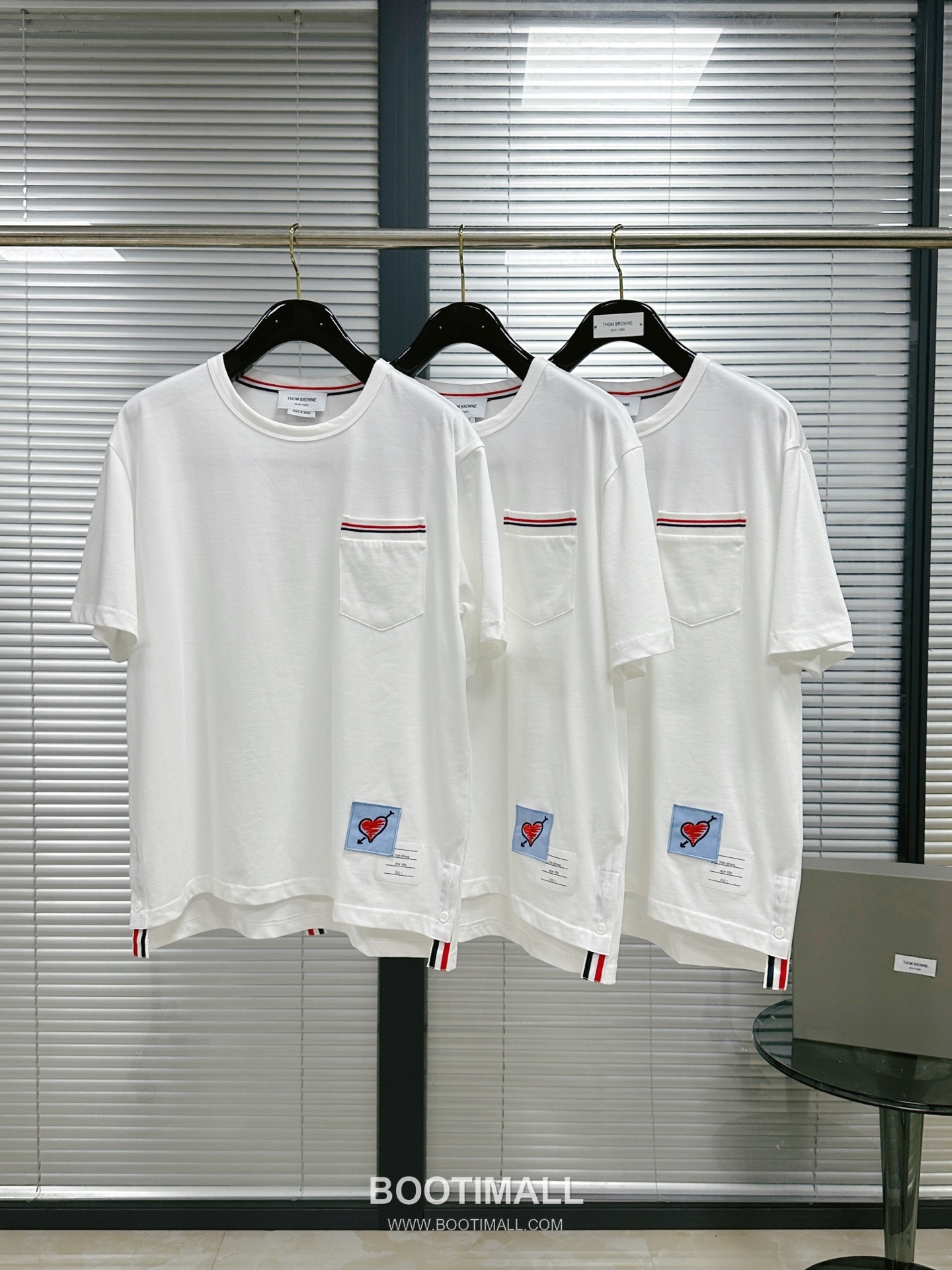Tee Pocket Ribbed Short Sleeve Cotton T-Shirt White 티 포켓 리브드 반팔 코튼 티셔츠 화이트 4