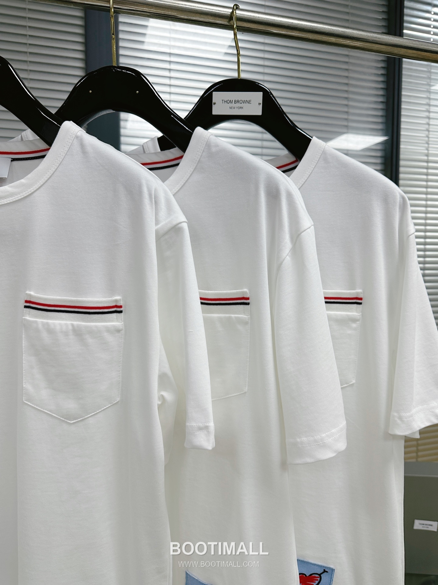 Tee Pocket Ribbed Short Sleeve Cotton T-Shirt White 티 포켓 리브드 반팔 코튼 티셔츠 화이트 5