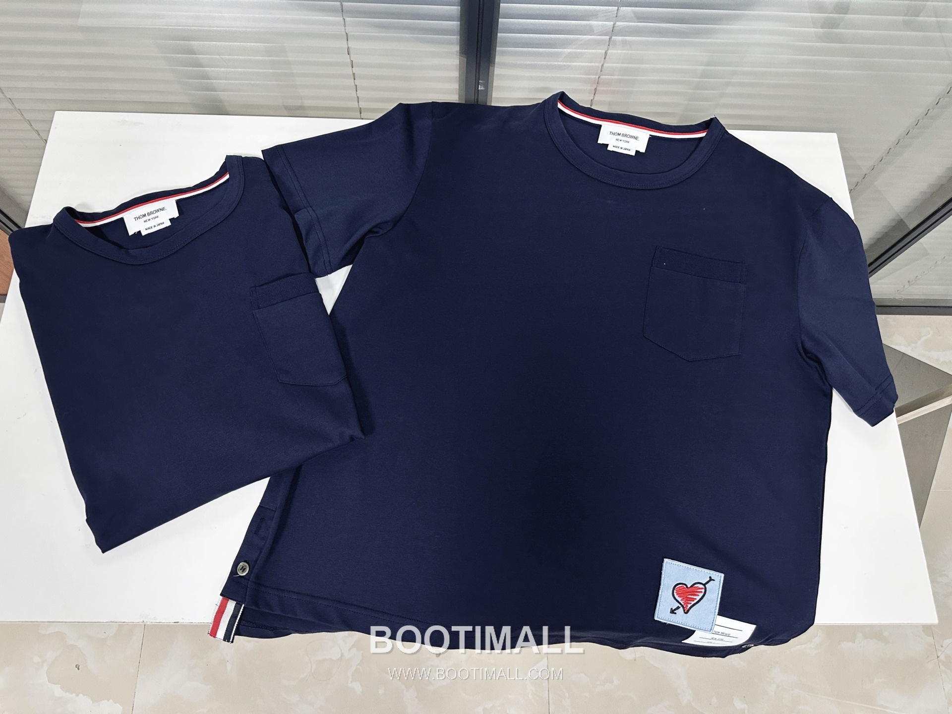 Thom Browne Pocket Plain Short Sleeve Tee Navy 톰브라운 포켓 플레인 반팔 티셔츠 네이비 7