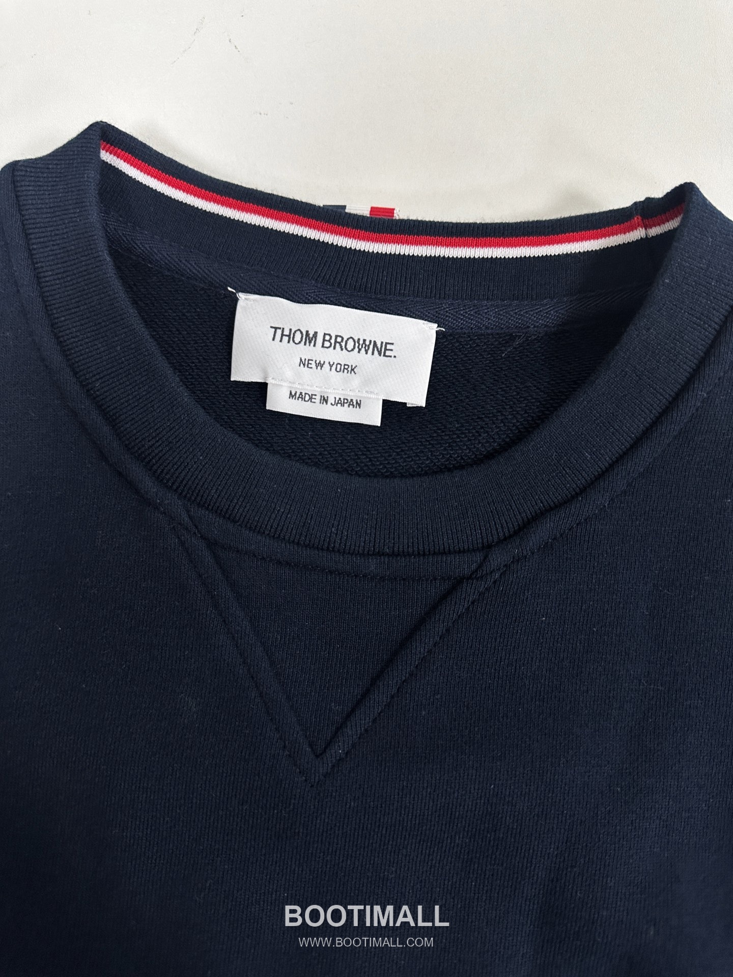 Thom Browne 4-Bar Stripe Heart Patch Cotton Sweatshirt 톰브라운 포바 스트라이프 하트 패치 코튼 스웨트셔츠 9