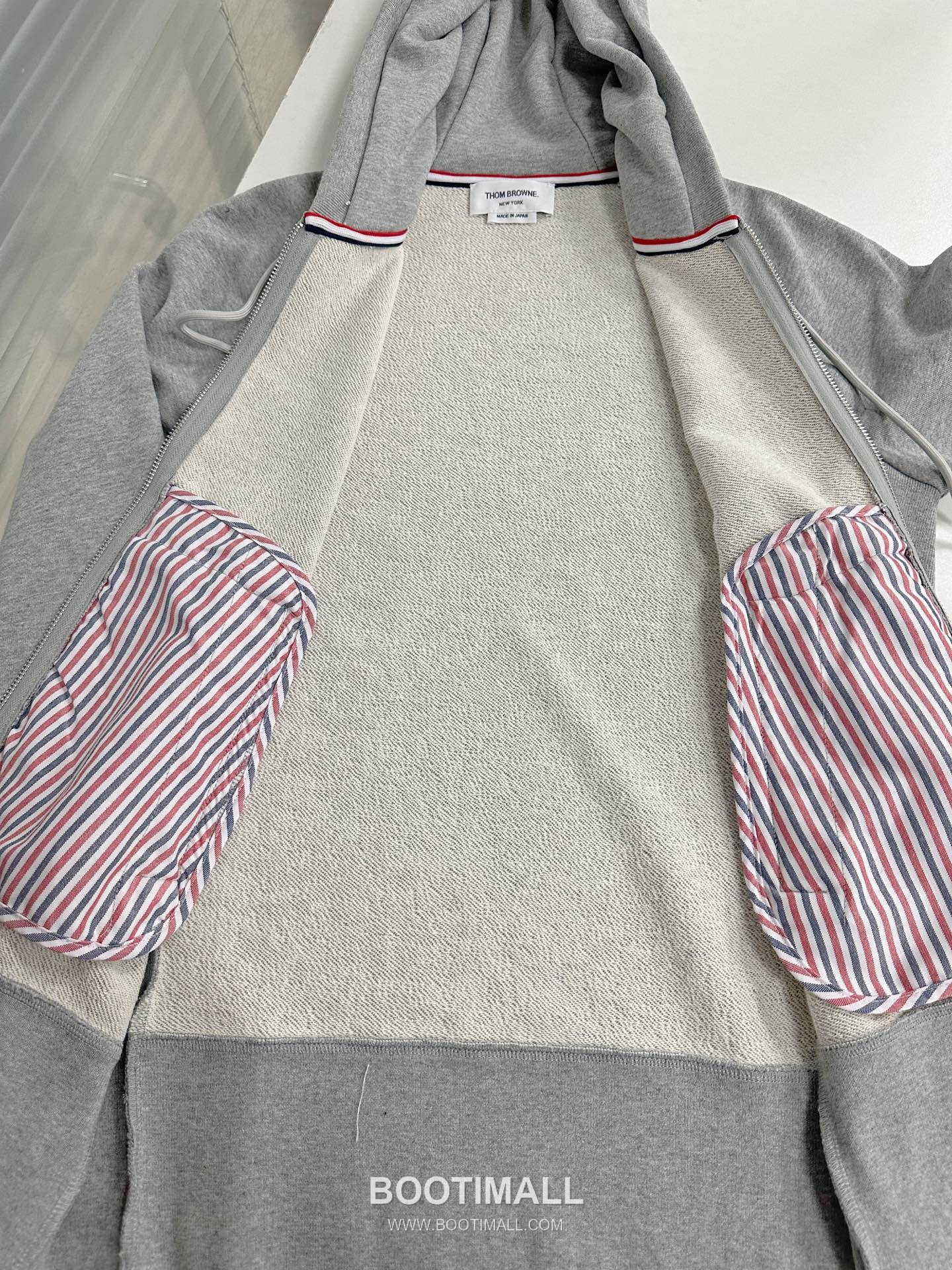 Thom Browne 4-Bar Stripe Heart Patch Cotton Jacket Navy 톰브라운 4바 스트라이프 하트 패치 코튼 자켓 네이비 8