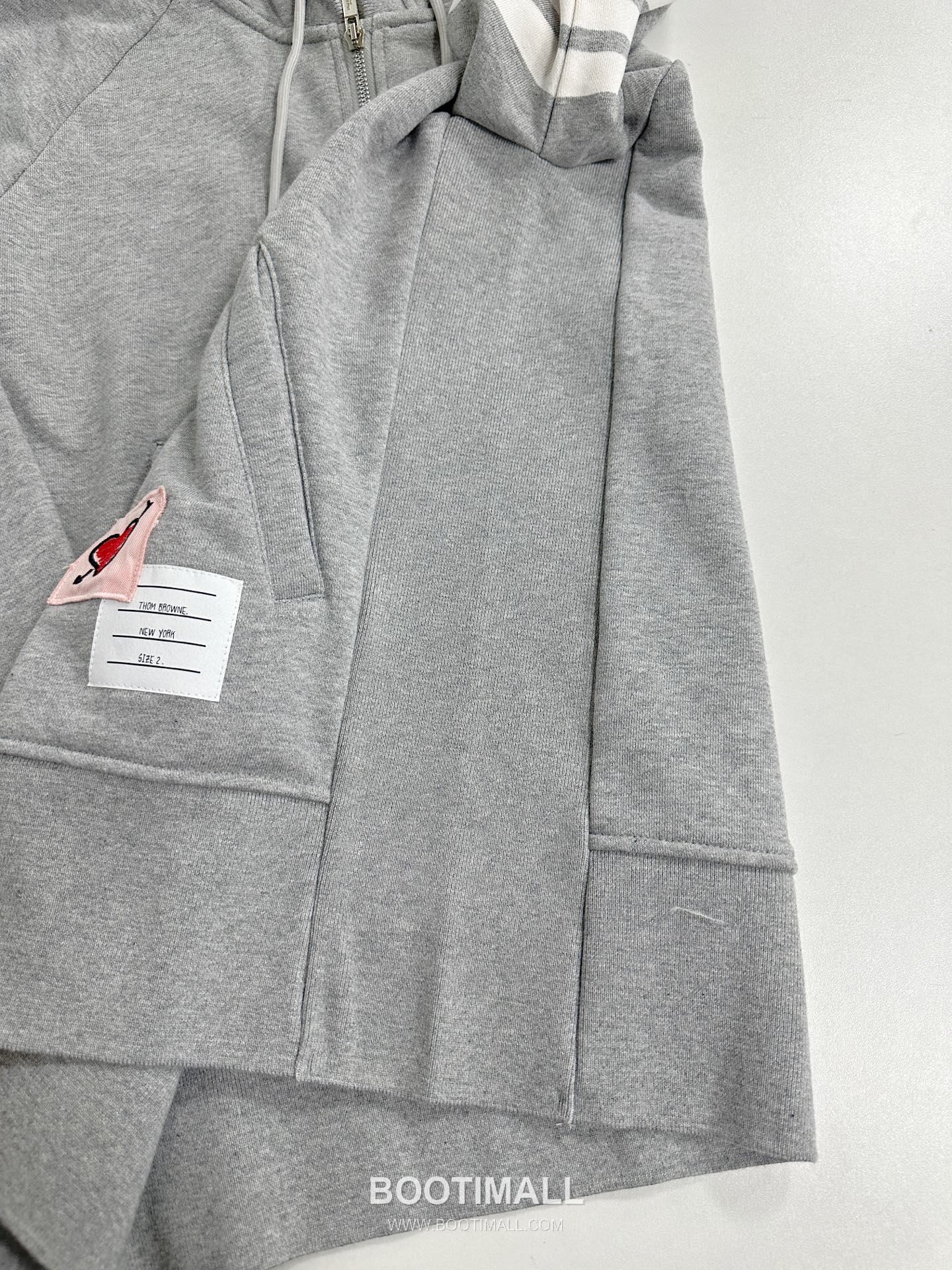 Thom Browne 4-Bar Stripe Heart Patch Cotton Jacket Navy 톰브라운 4바 스트라이프 하트 패치 코튼 자켓 네이비 10