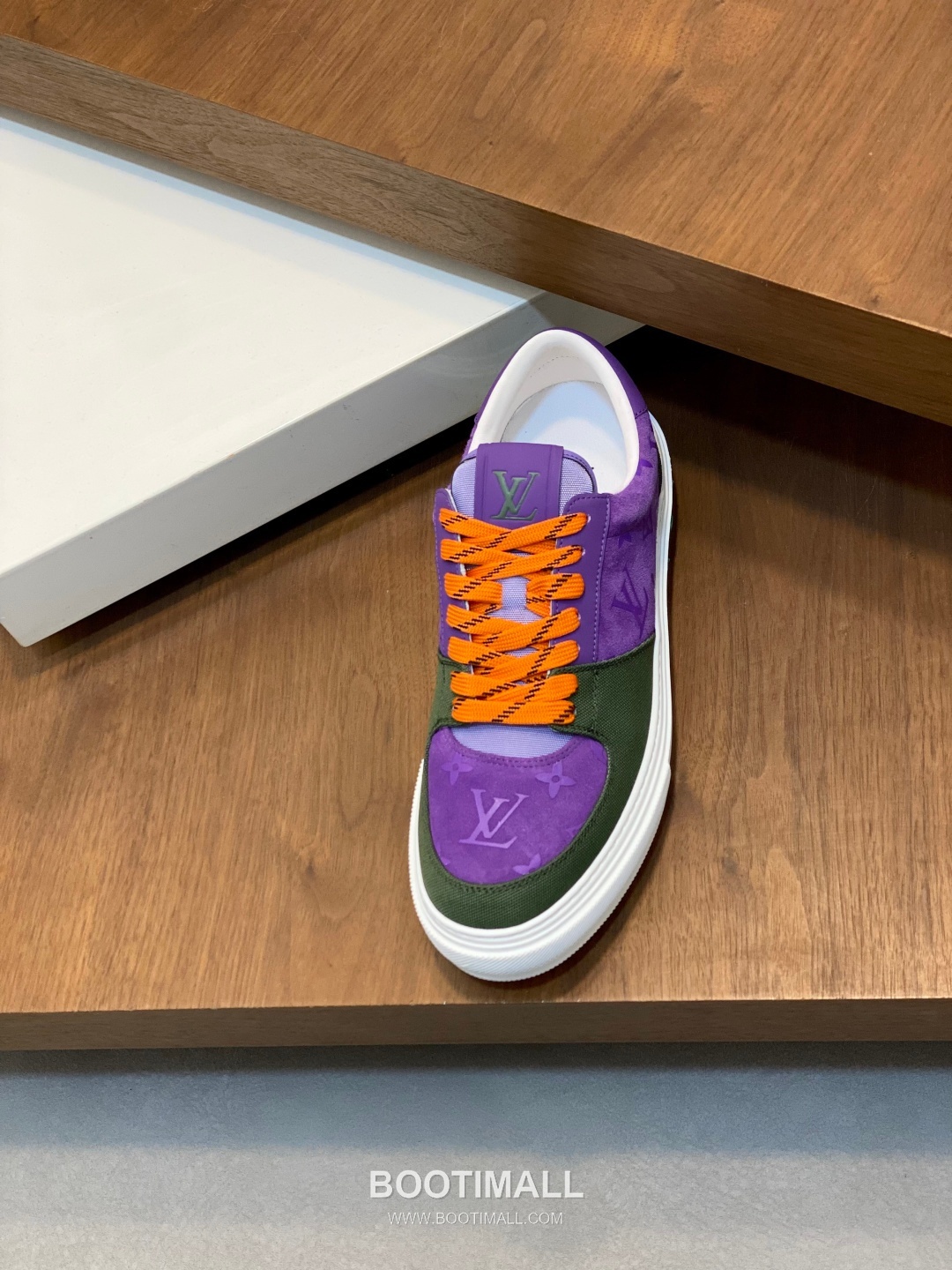 Louis Vuitton Litchi Grain Nappa Leather Logo Casual Sneakers 루이비통 리치 그레인 나파 레더 로고 캐주얼 스니커즈 6