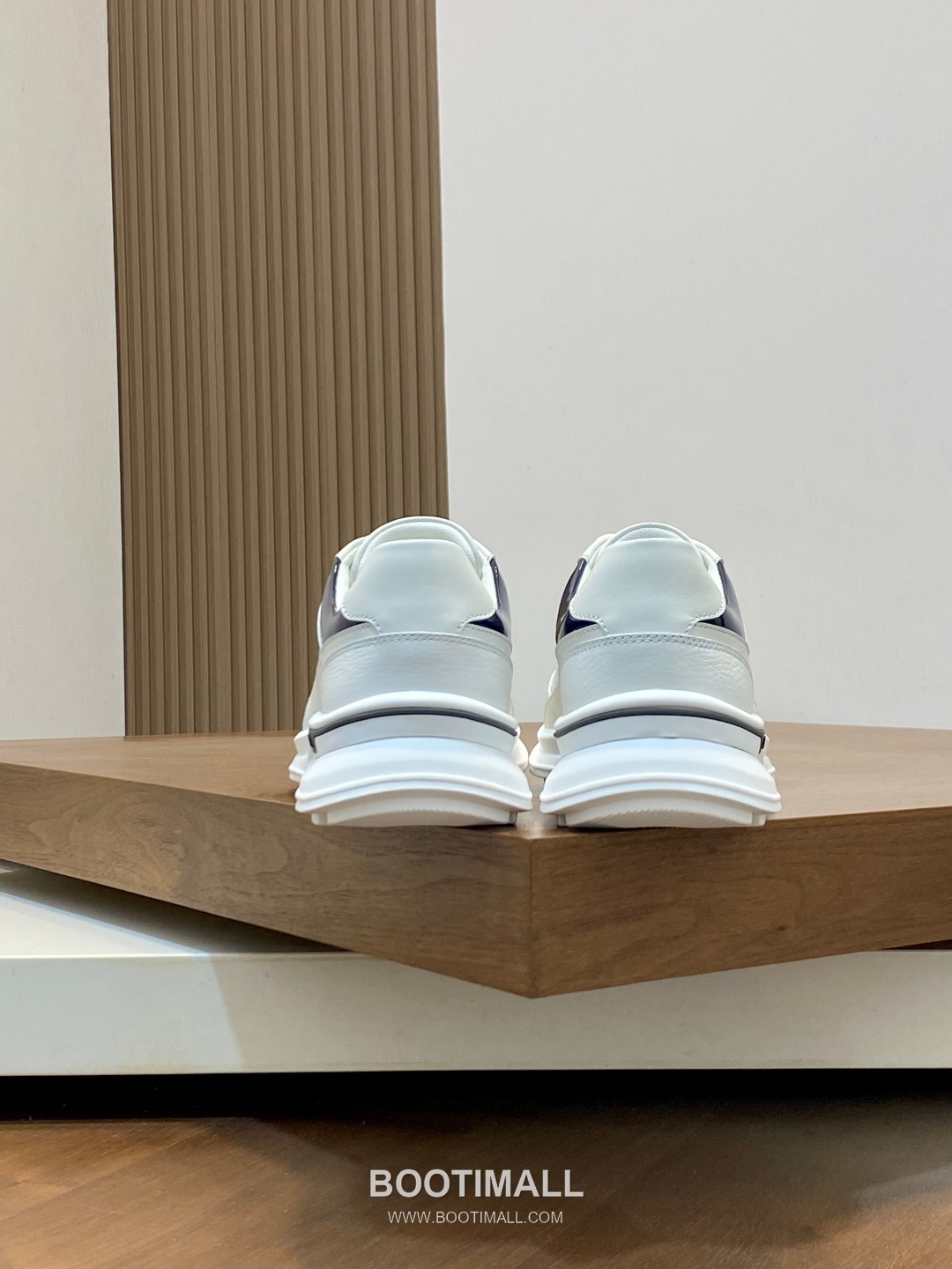 Prada Downtown Leather Sneakers Perforated Logo Rubber Sole 프라다 다운타운 레더 스니커즈 펀칭 로고 러버 솔 8