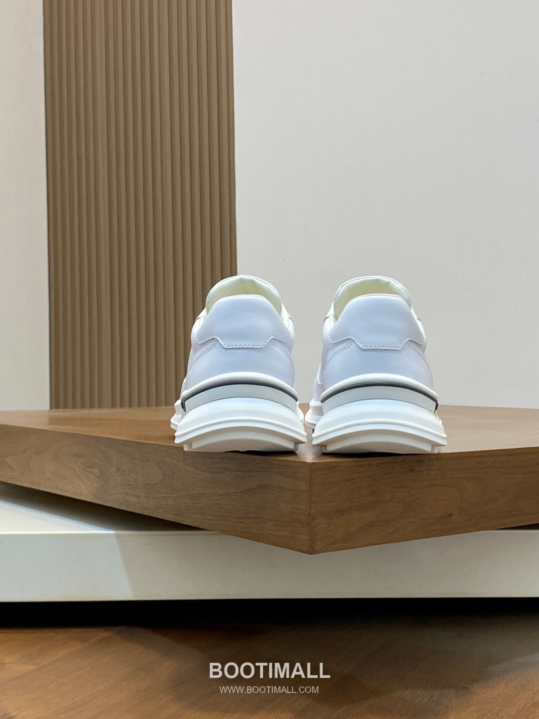 Prada Downtown Leather Sneakers Perforated Logo Rubber Sole 프라다 다운타운 레더 스니커즈 펀칭 로고 러버 솔 8