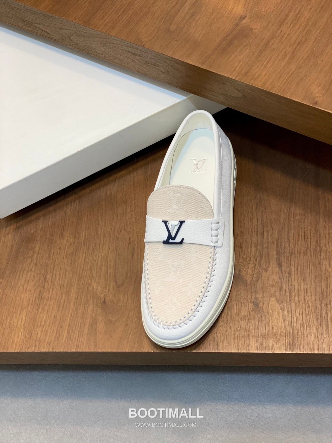 Louis Vuitton Monogram Logo Leather Mesh White Sneakers 루이비통 모노그램 로고 레더 메쉬 화이트 스니커즈 6