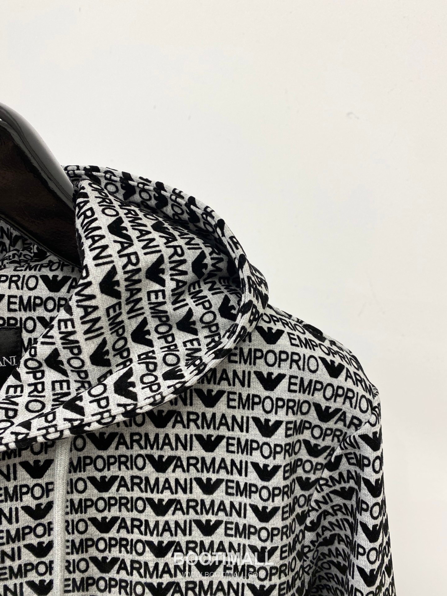 Armani Digital Logo Jacquard Jacket Black 아르마니 디지털 로고 자카드 재킷 블랙 P390 3