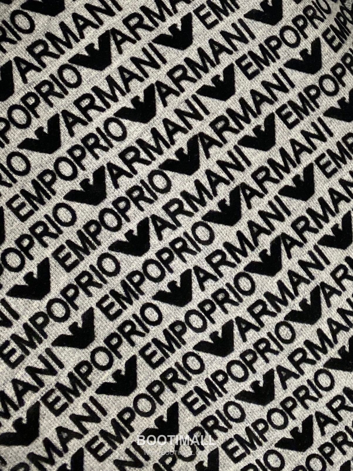 Armani Digital Logo Jacquard Jacket Black 아르마니 디지털 로고 자카드 재킷 블랙 P390 7