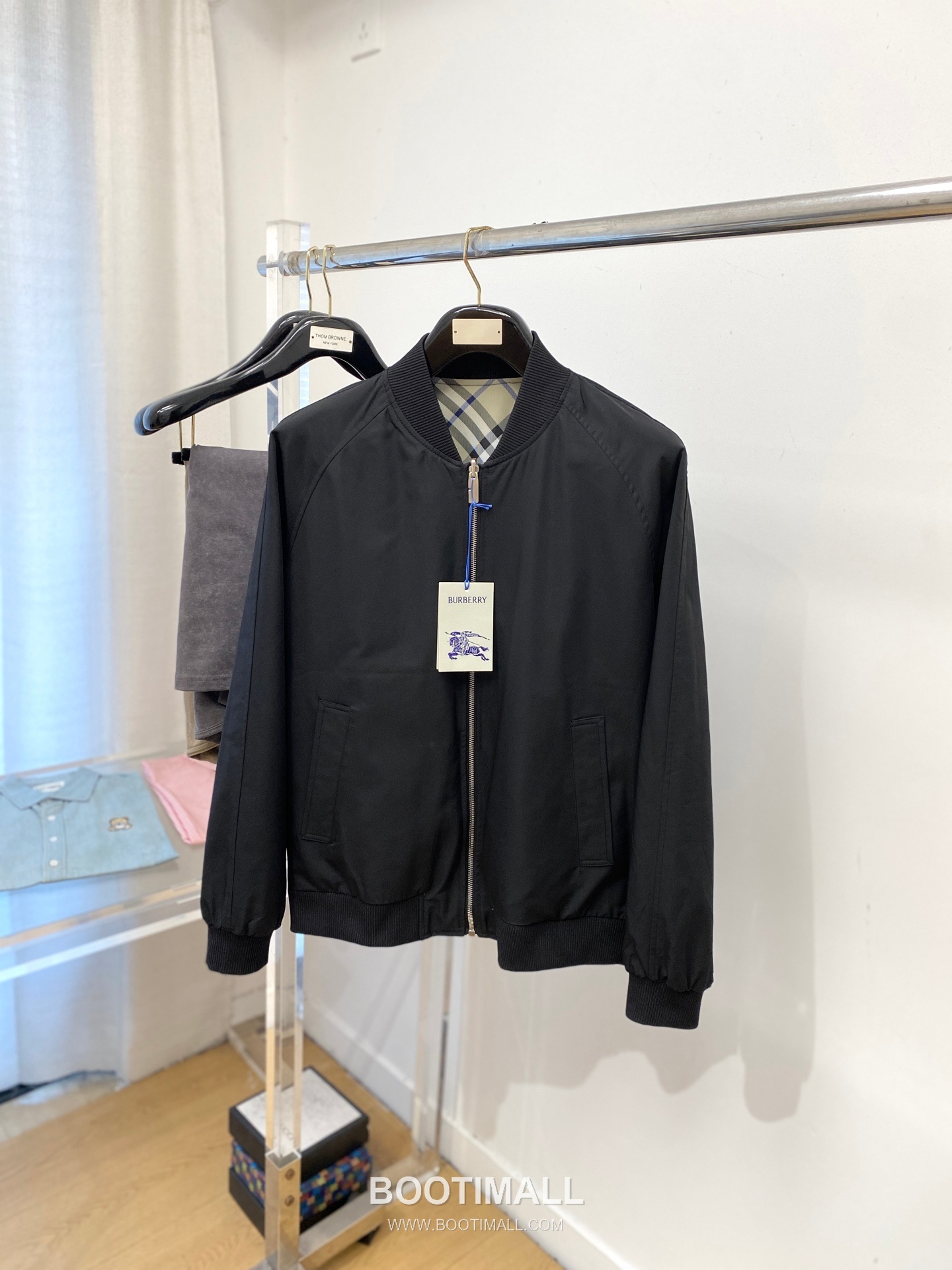 Burberry Reversible Logo Jacket Navy Beige 버버리 리버서블 로고 자켓 네이비 베이지 P400 5