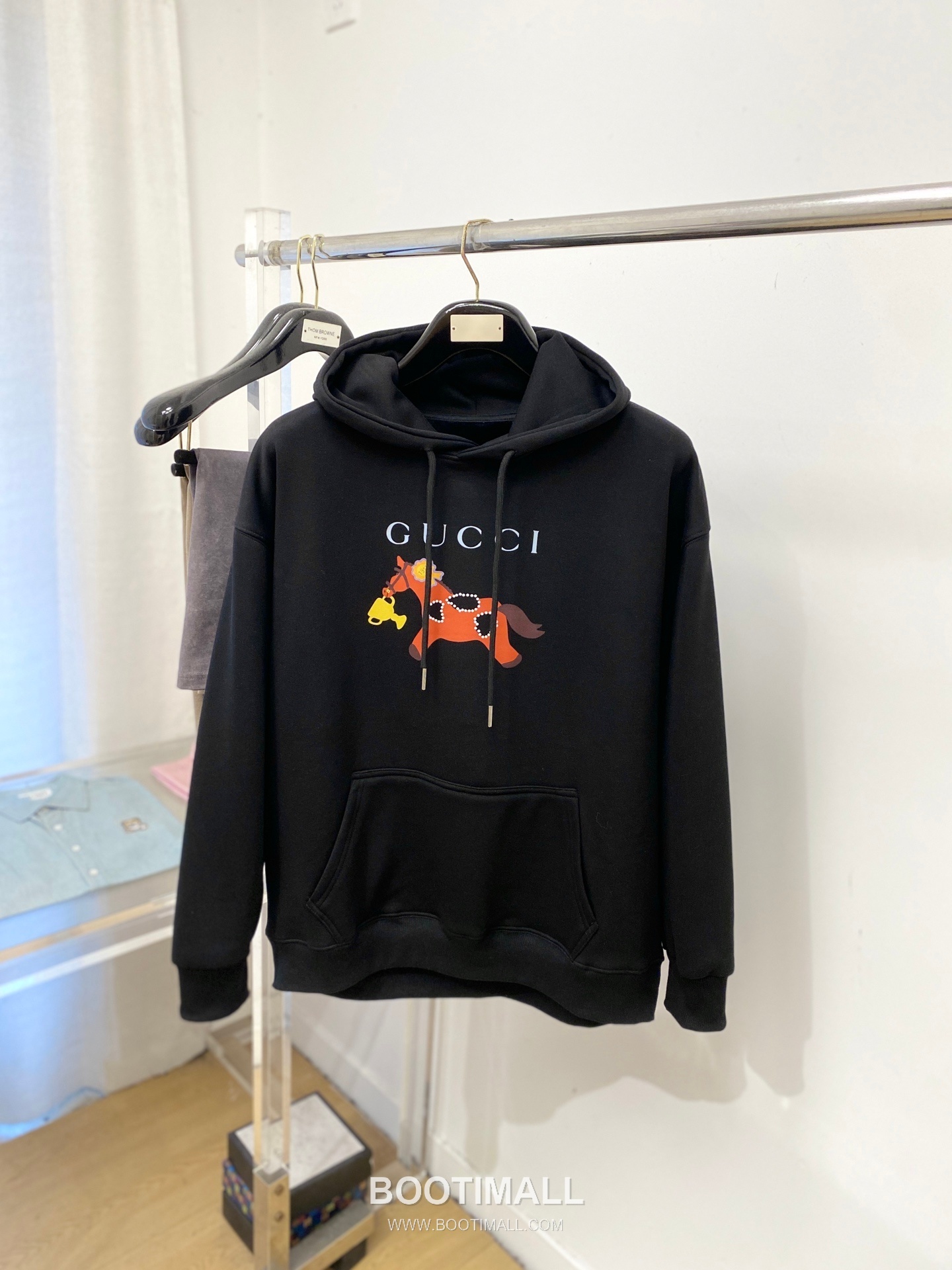 Gucci Cotton Logo Print Sweatshirt Black 구찌 코튼 로고 프린트 맨투맨 스웨트셔츠 블랙 P270 1