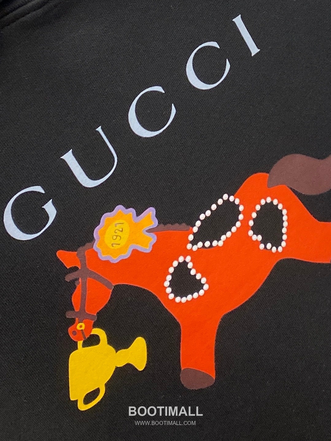 Gucci Cotton Logo Print Sweatshirt Black 구찌 코튼 로고 프린트 맨투맨 스웨트셔츠 블랙 P270 5
