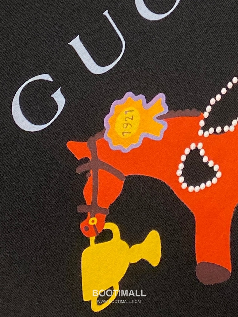 Gucci Cotton Logo Print Sweatshirt Black 구찌 코튼 로고 프린트 맨투맨 스웨트셔츠 블랙 P270 6