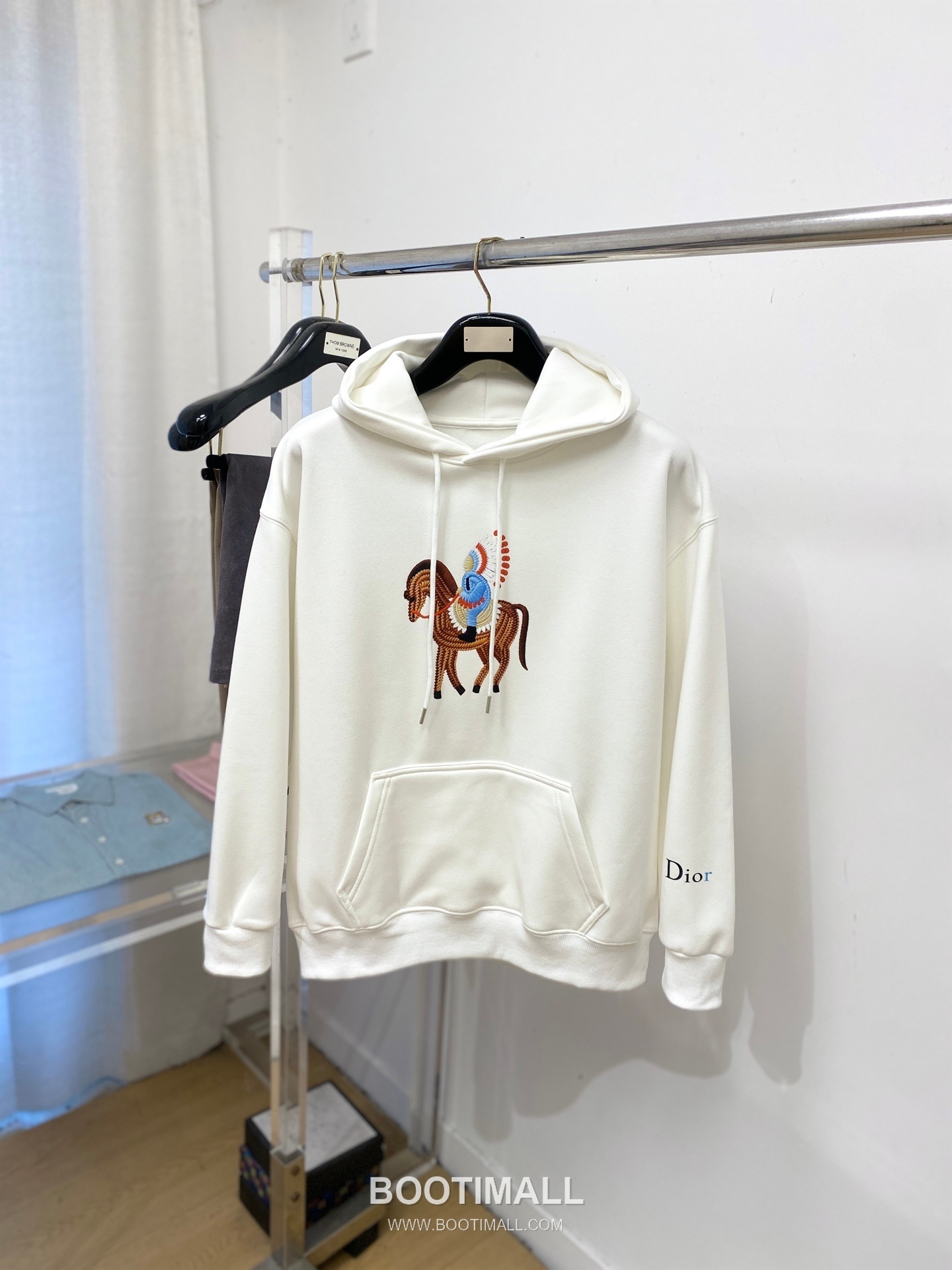 Dior Premium Logo Print Cotton Sweatshirt Navy 디올 프리미엄 로고 프린트 코튼 스웨트셔츠 네이비 P270 1